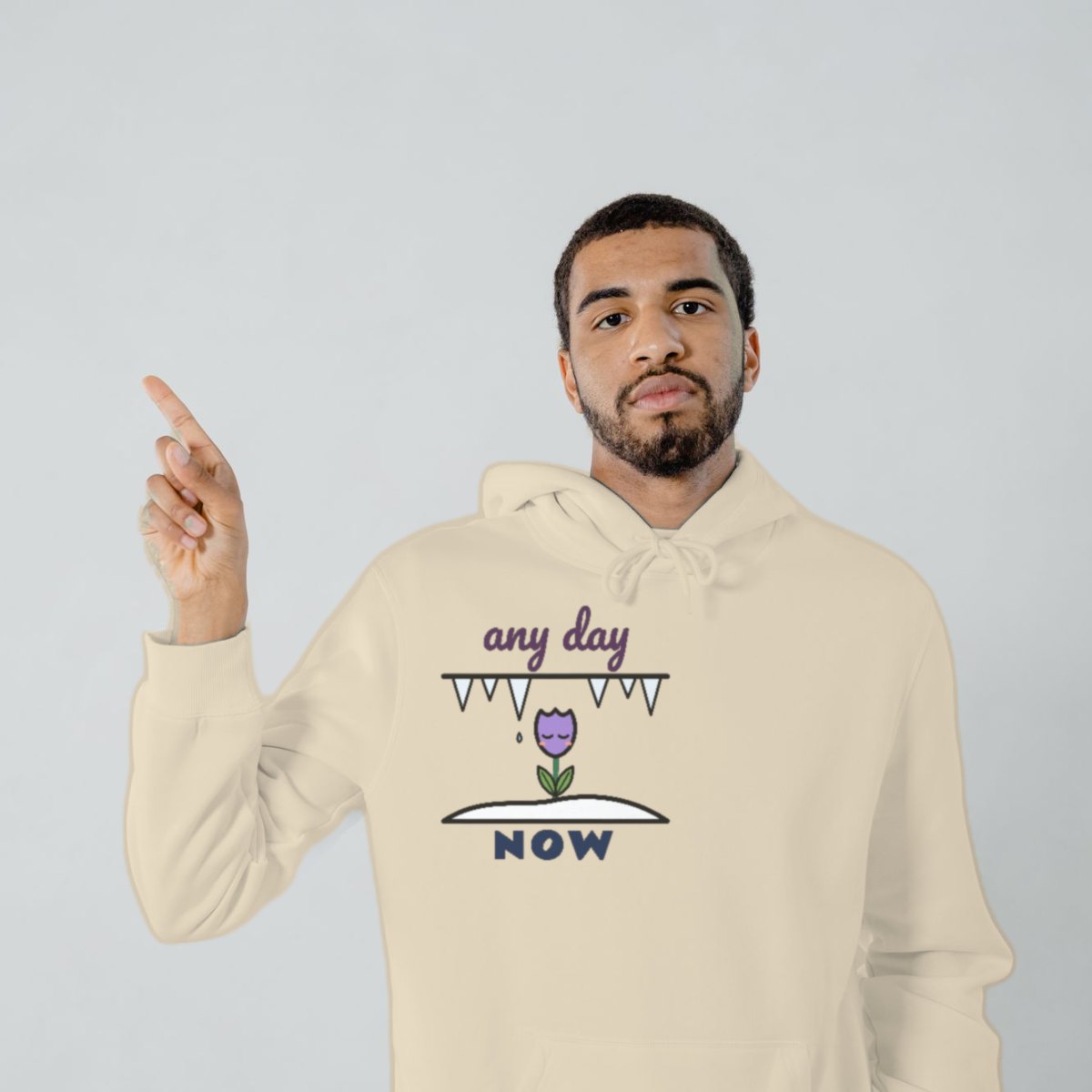 Any Day Now Hoodie in sand