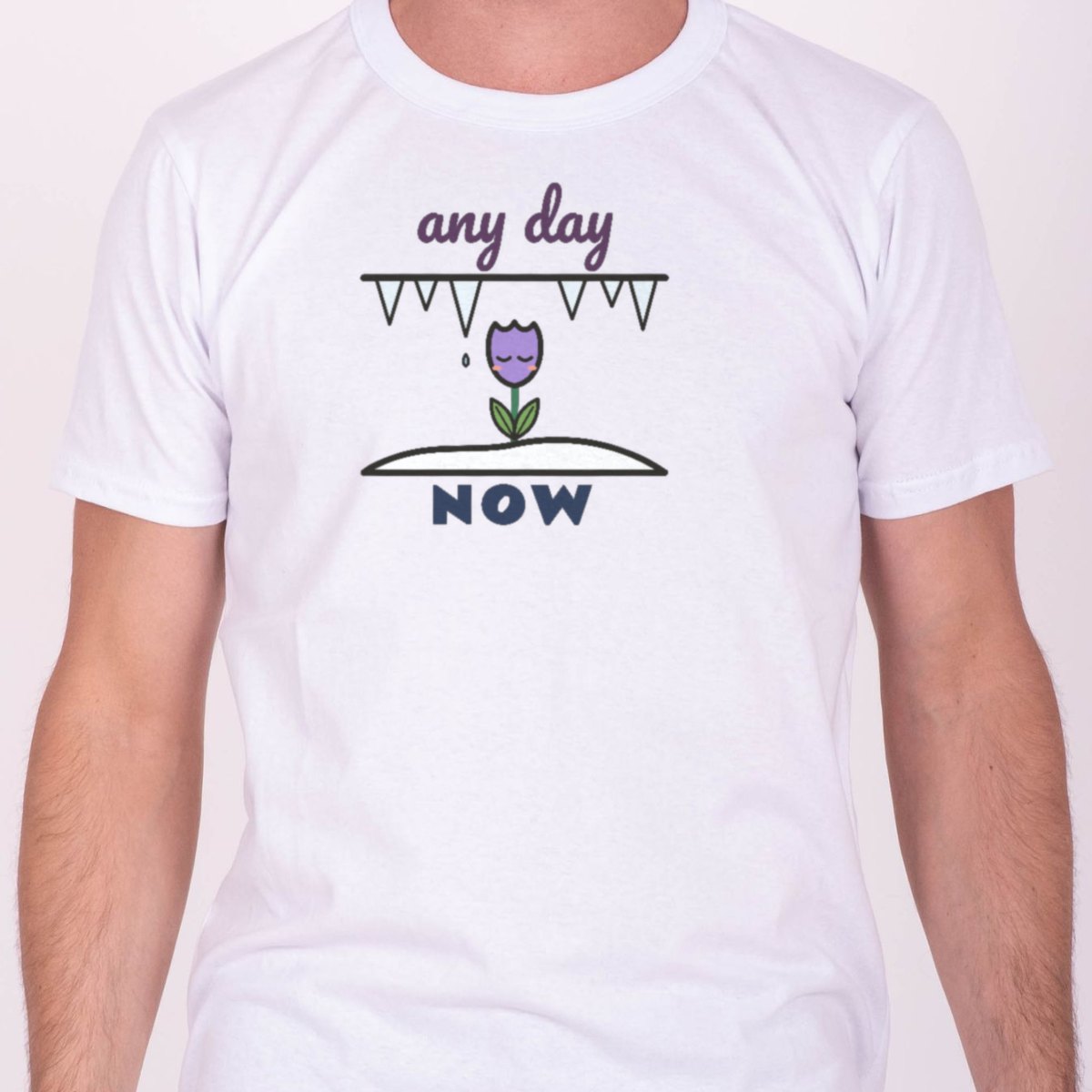 Any Day Now Tee in white