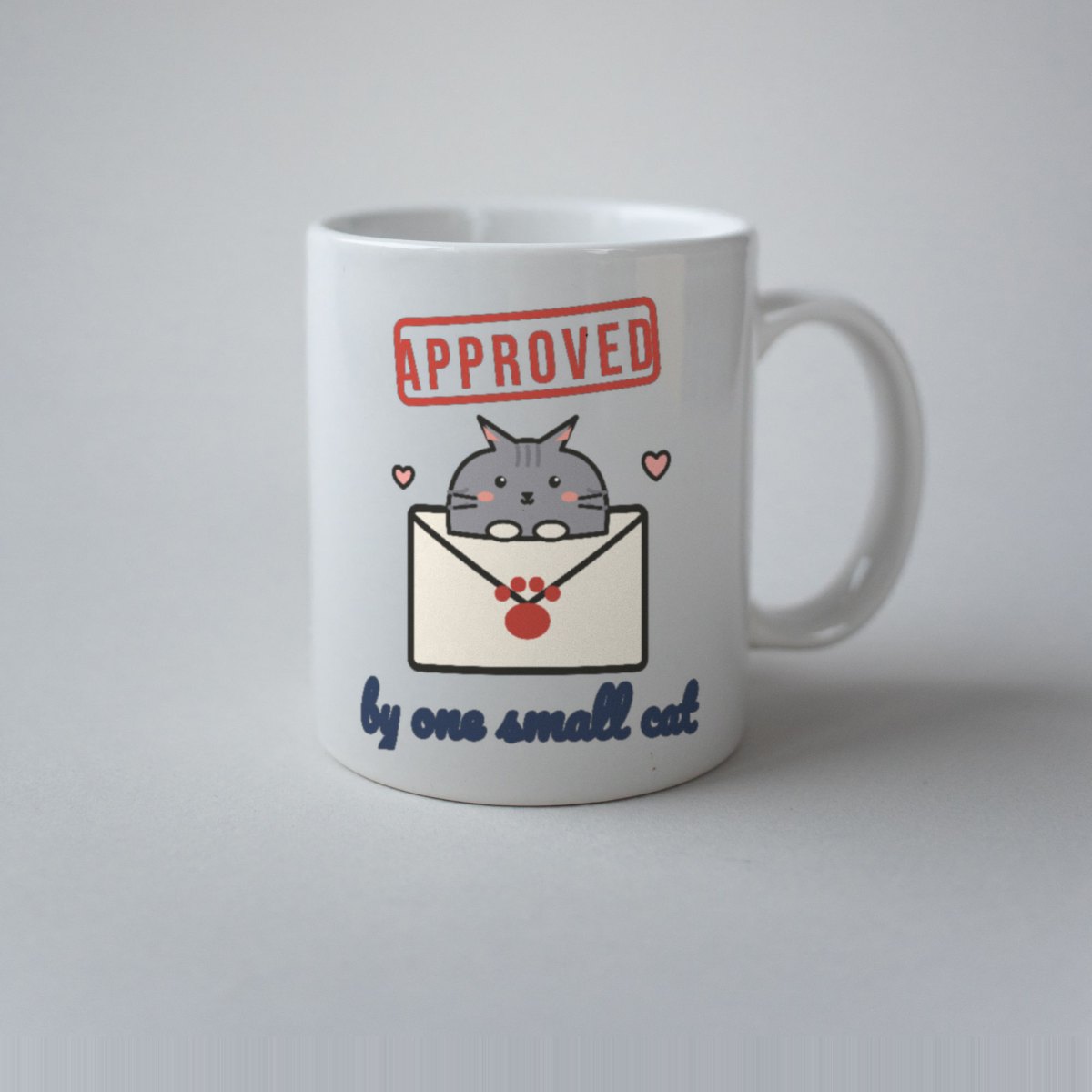 Approved by One Small Cat Mug, photo 2
