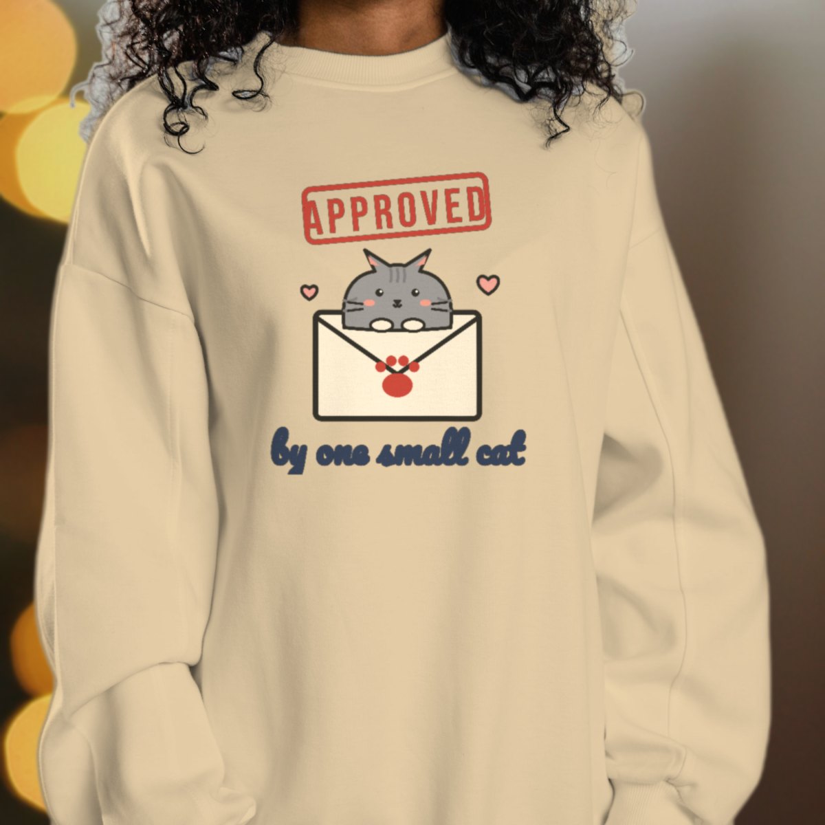 Approved by One Small Cat Sweatshirt, photo 3