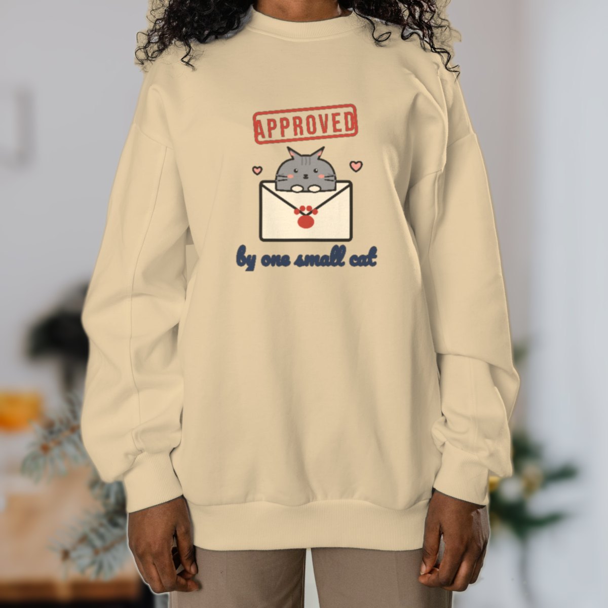 Approved by One Small Cat Sweatshirt, photo 4