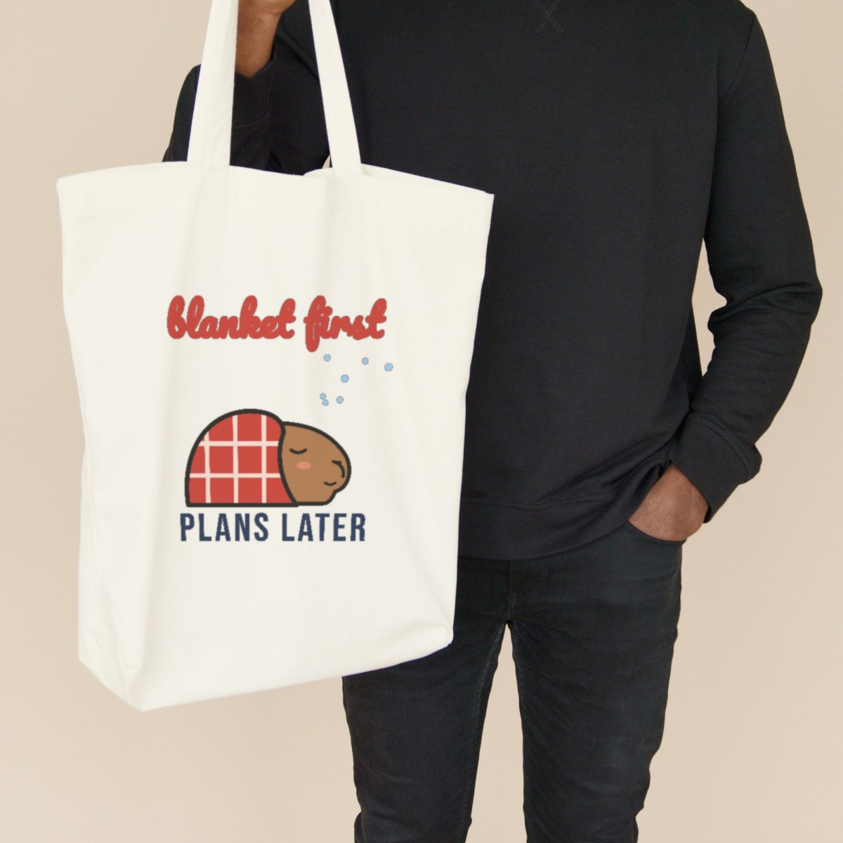 Blanket First, Plans Later Tote Bag, photo 2