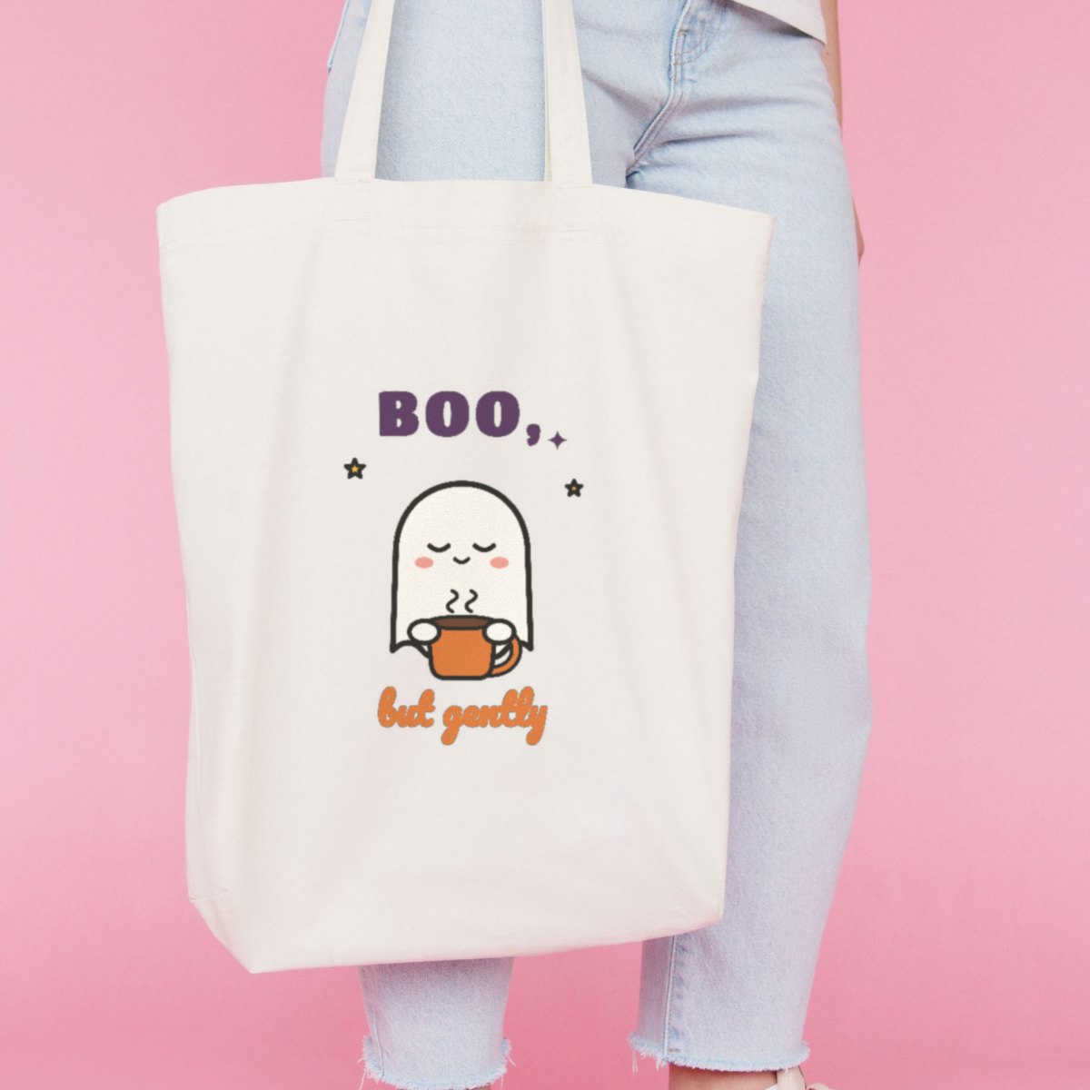 Boo, but Gently Tote Bag, photo 2