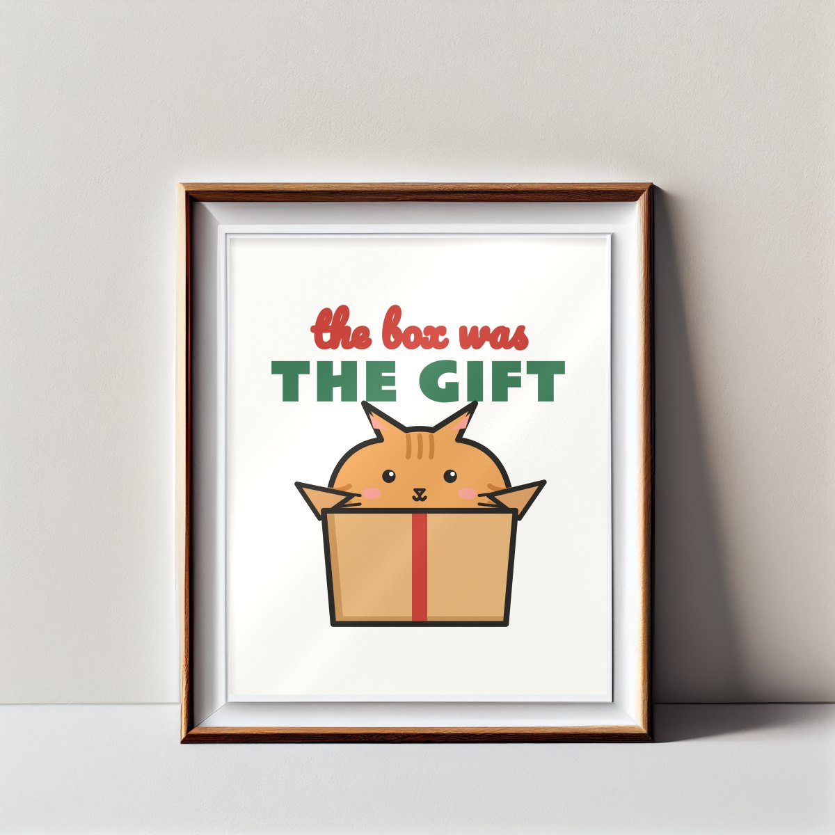 The Box Was the Gift Art Print, photo 2