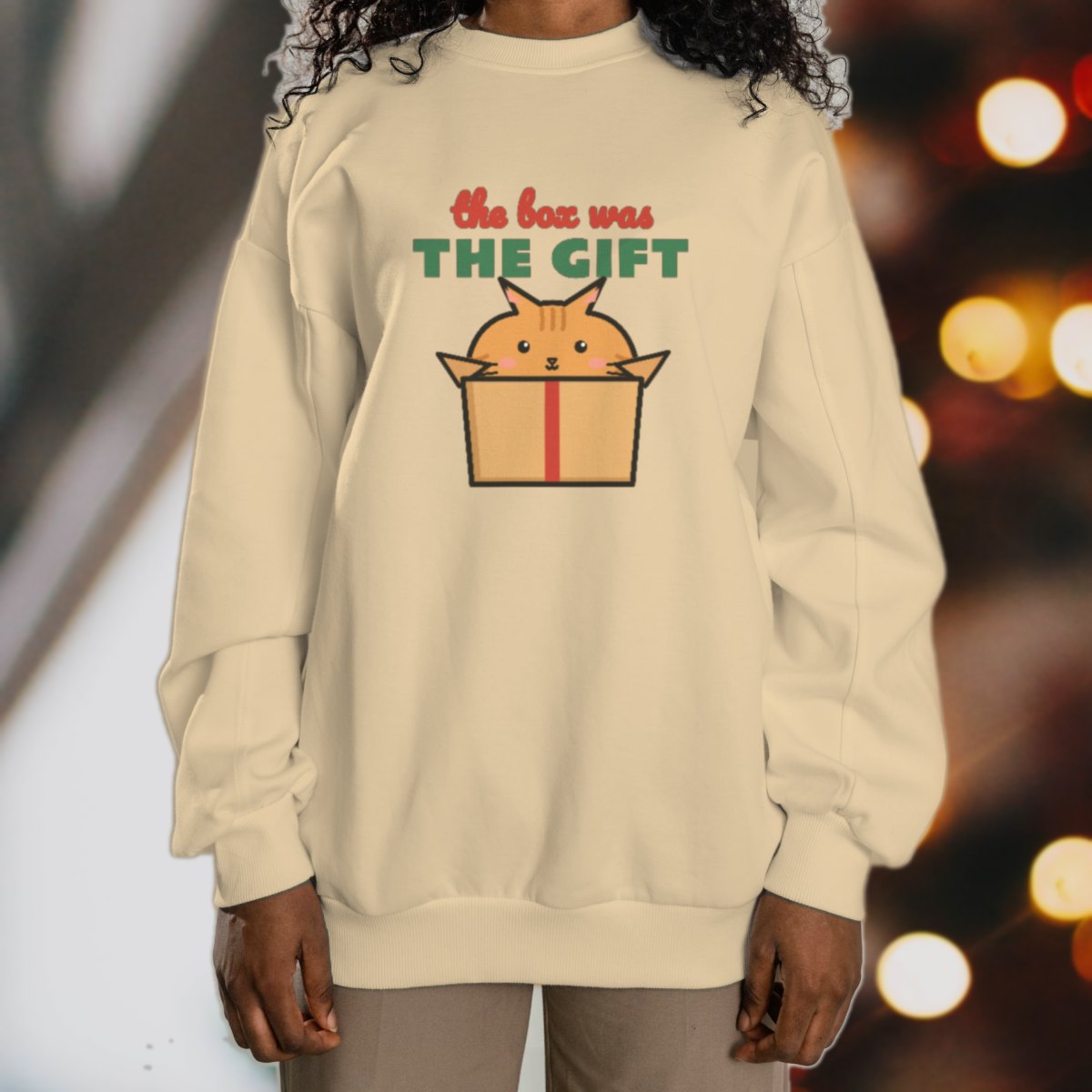 The Box Was the Gift Sweatshirt, photo 3