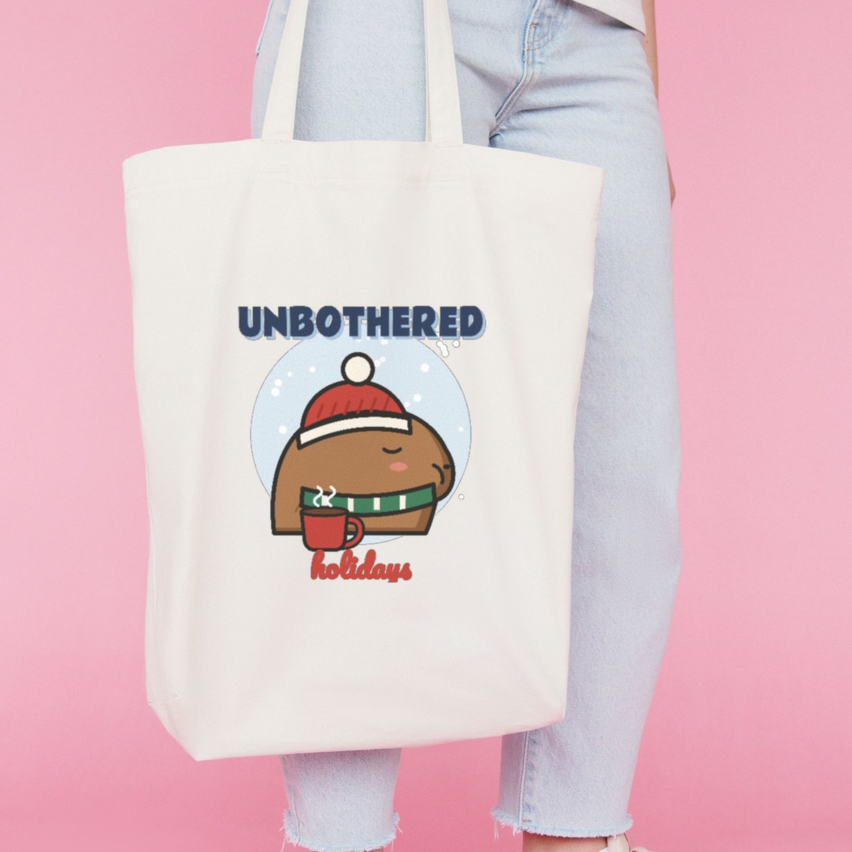 Unbothered Holidays Tote Bag, photo 3