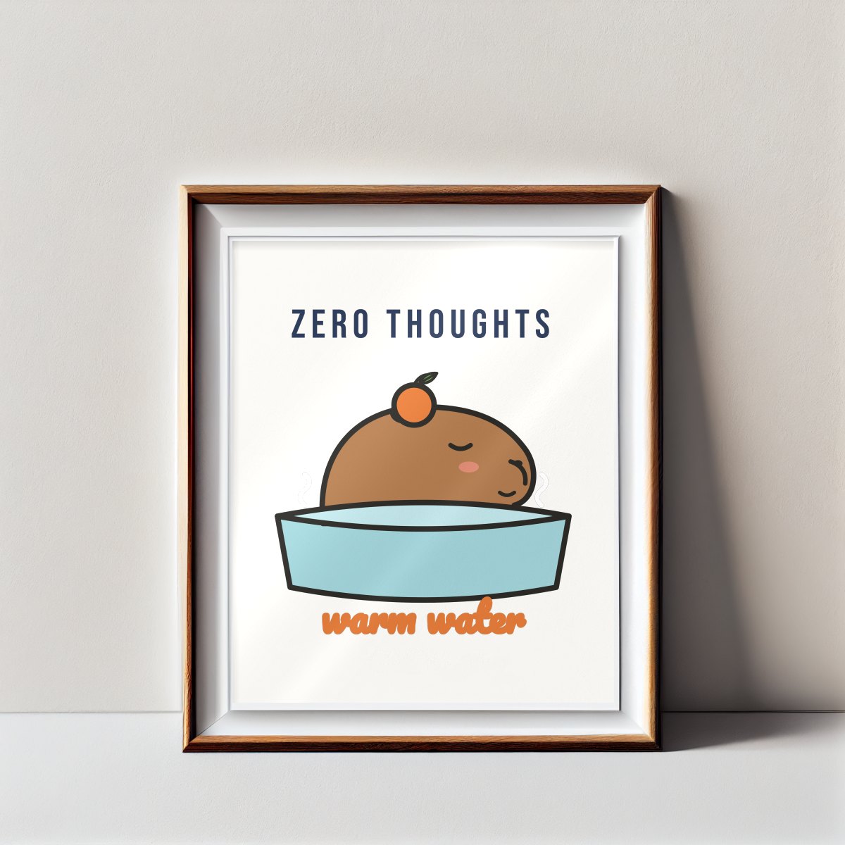 Zero Thoughts, Warm Water Art Print, photo 2