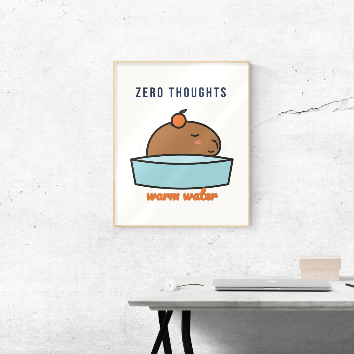 Zero Thoughts, Warm Water Art Print, photo 3