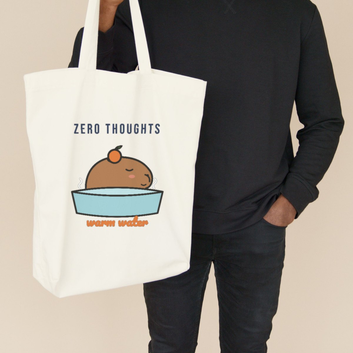 Zero Thoughts, Warm Water Tote Bag, photo 2
