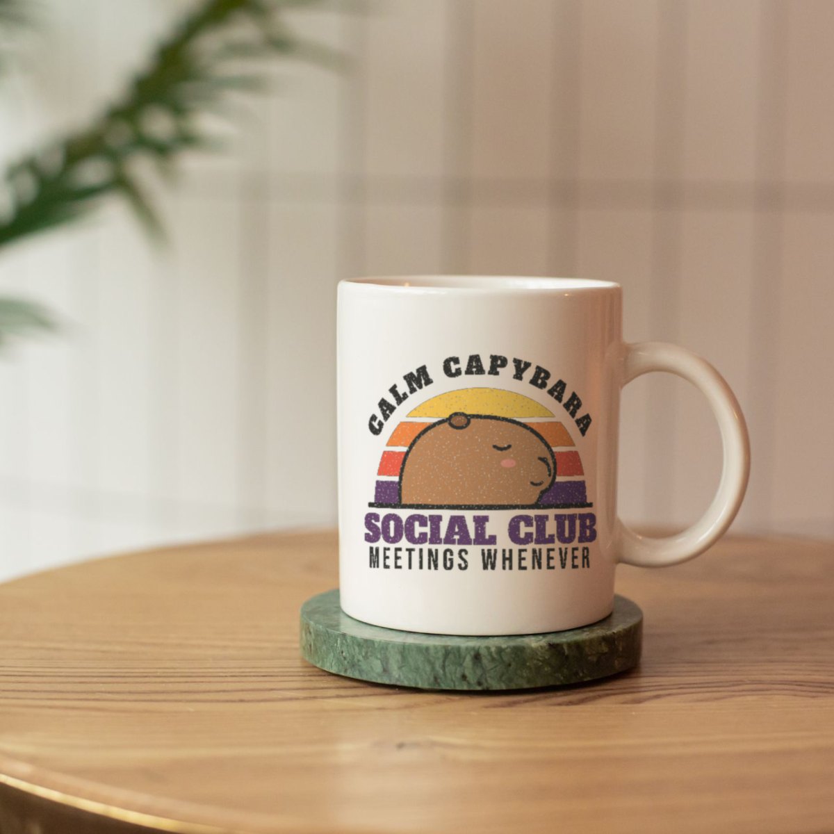 Calm Capybara Social Club Mug, photo 2