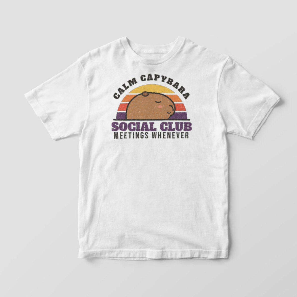 Calm Capybara Social Club Tee, photo 2