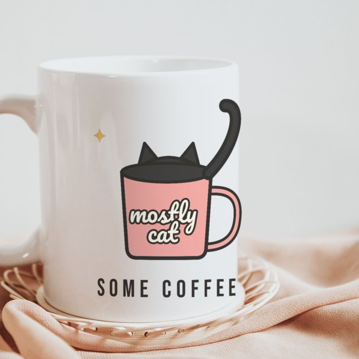 Mostly Cat, Some Coffee Mug, photo 3