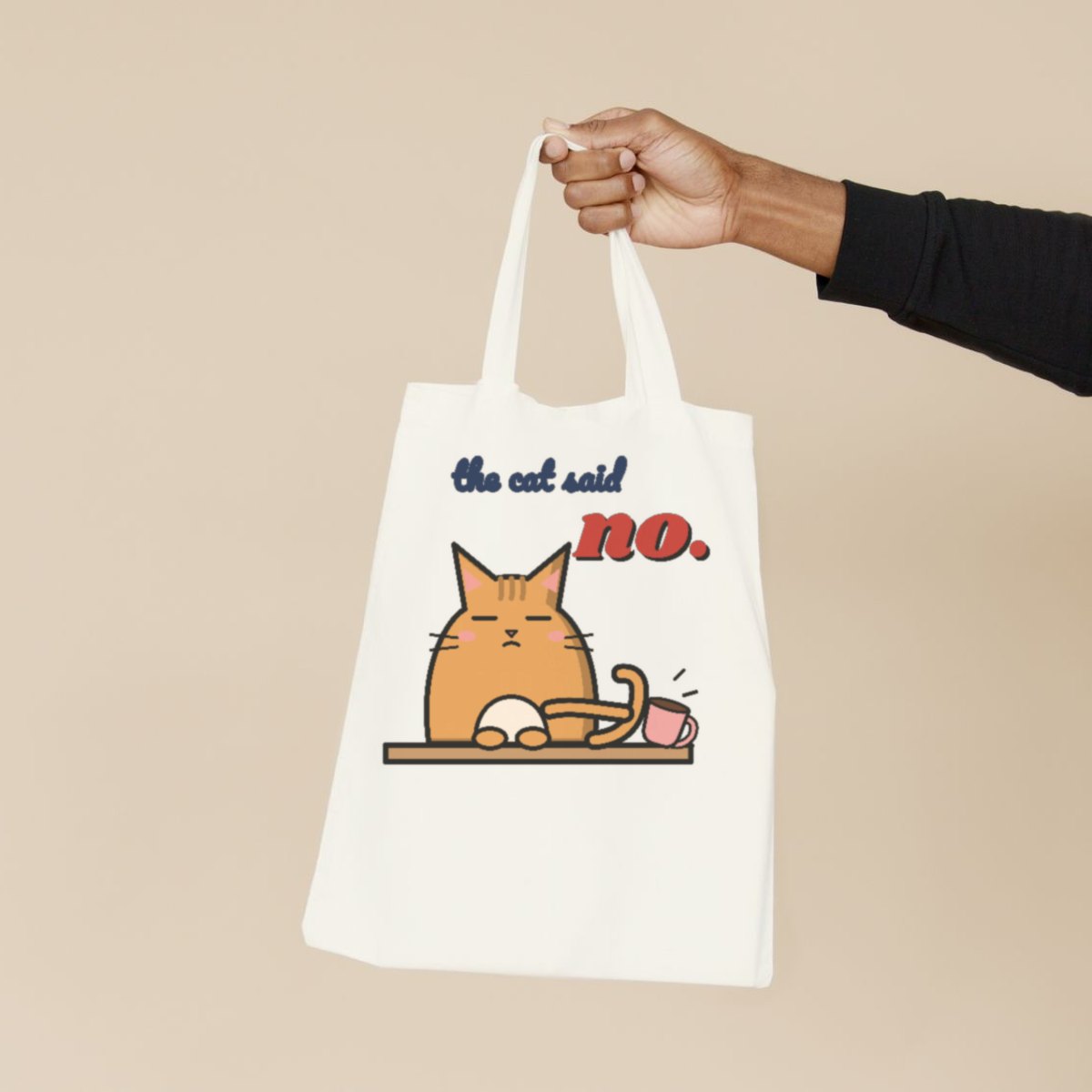 The Cat Said No Tote Bag, photo 2