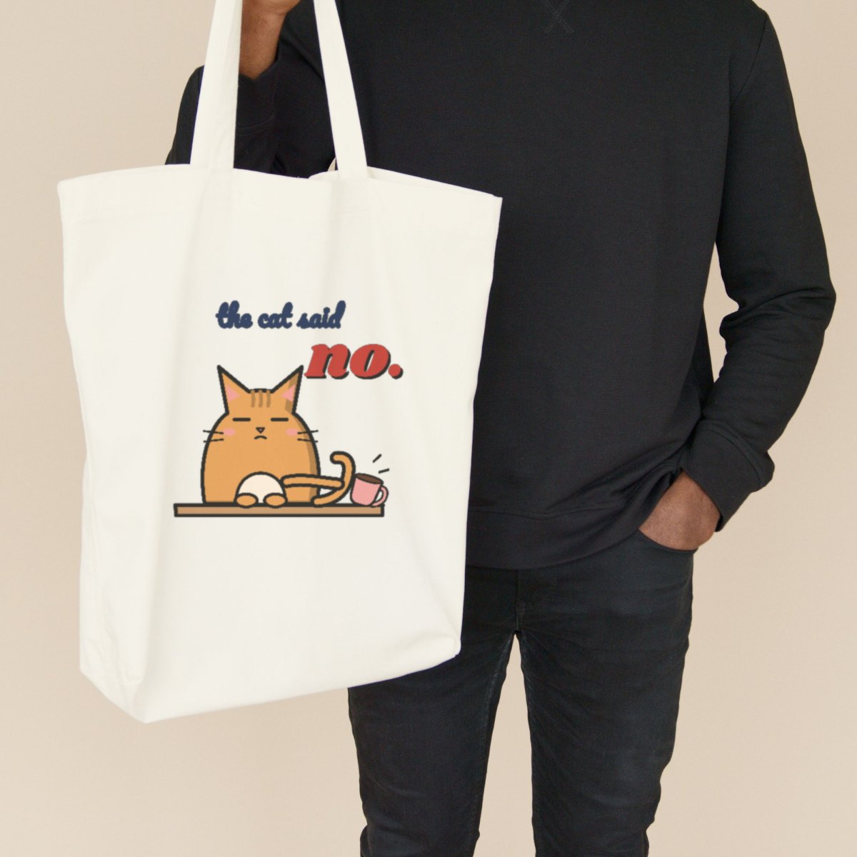 The Cat Said No Tote Bag, photo 3