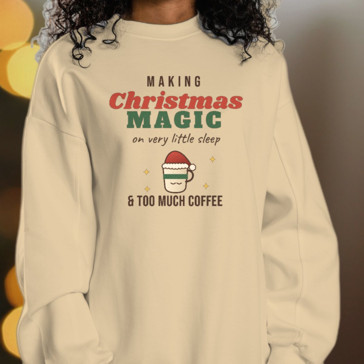 Christmas Magic, No Sleep Sweatshirt, photo 2