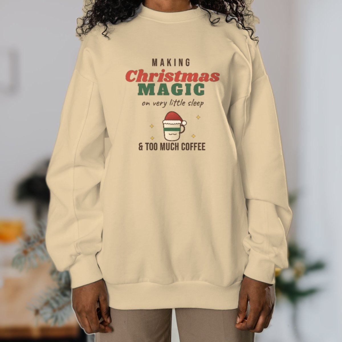 Christmas Magic, No Sleep Sweatshirt, photo 3