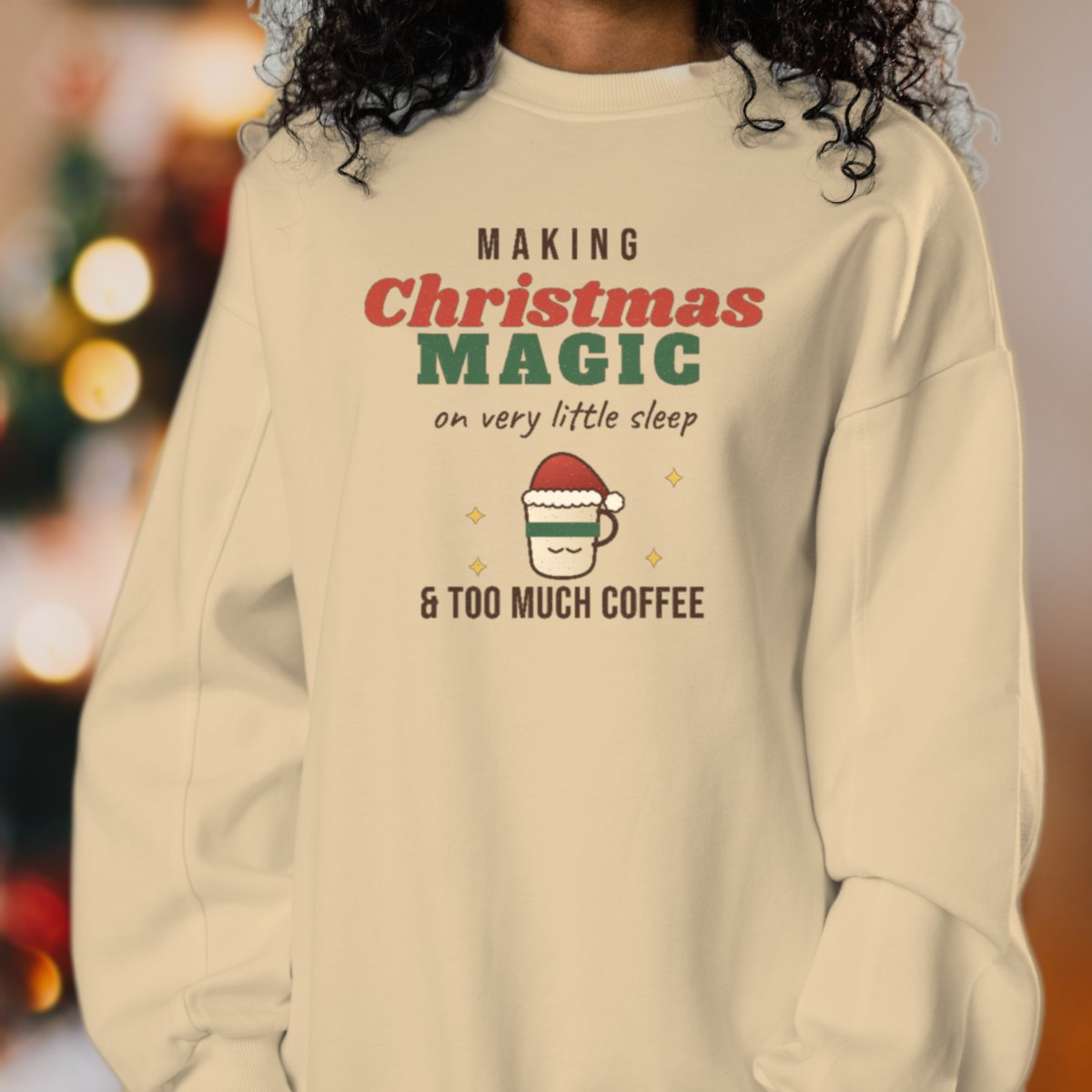 Christmas Magic, No Sleep Sweatshirt, photo 4