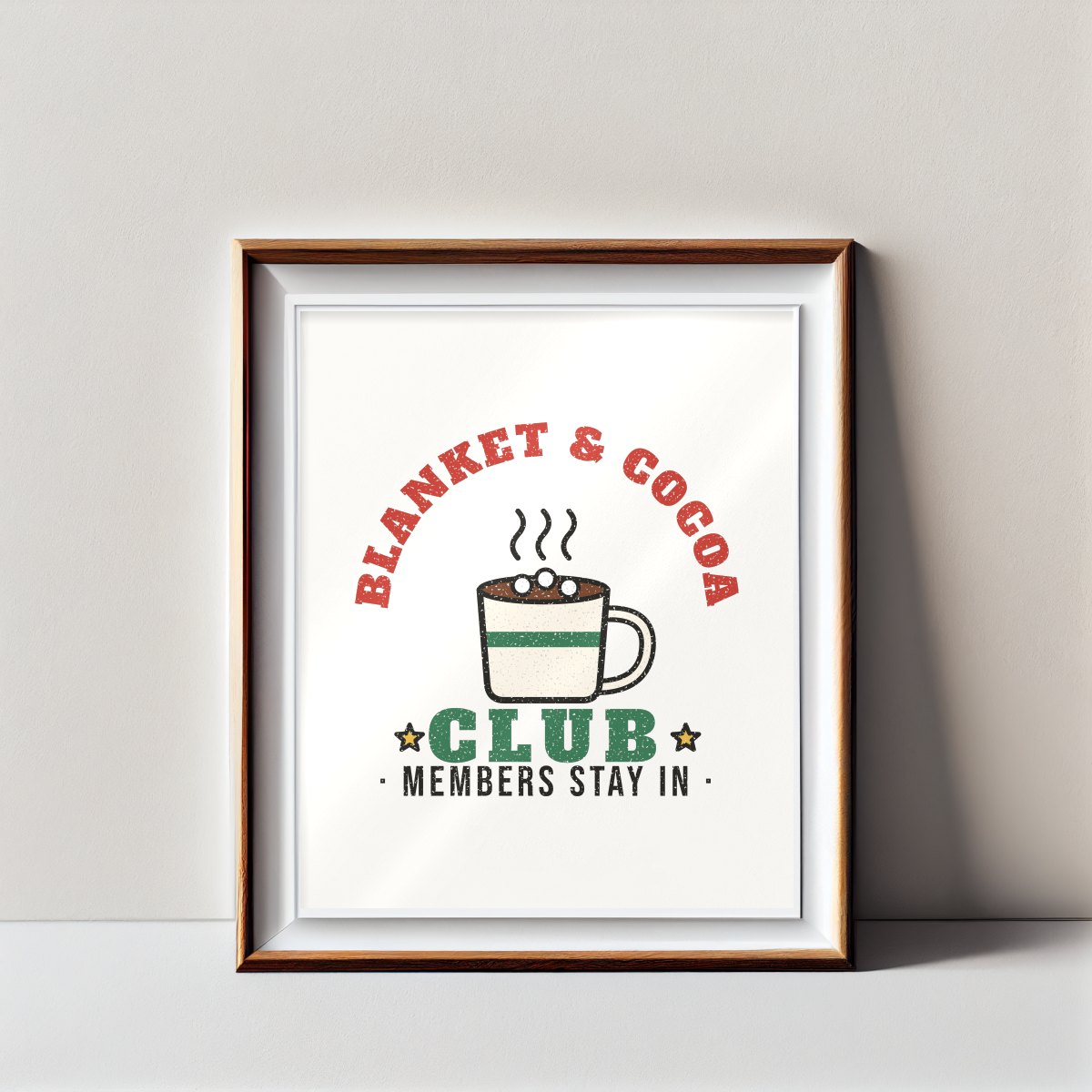 Blanket & Cocoa Club Art Print, photo 2