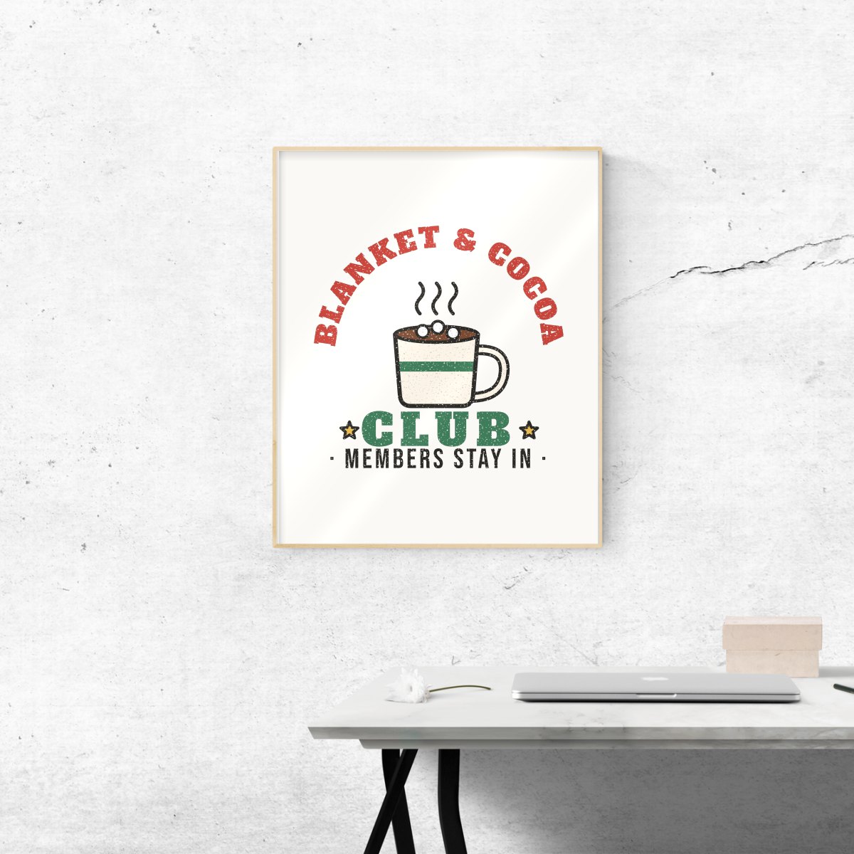 Blanket & Cocoa Club Art Print, photo 3
