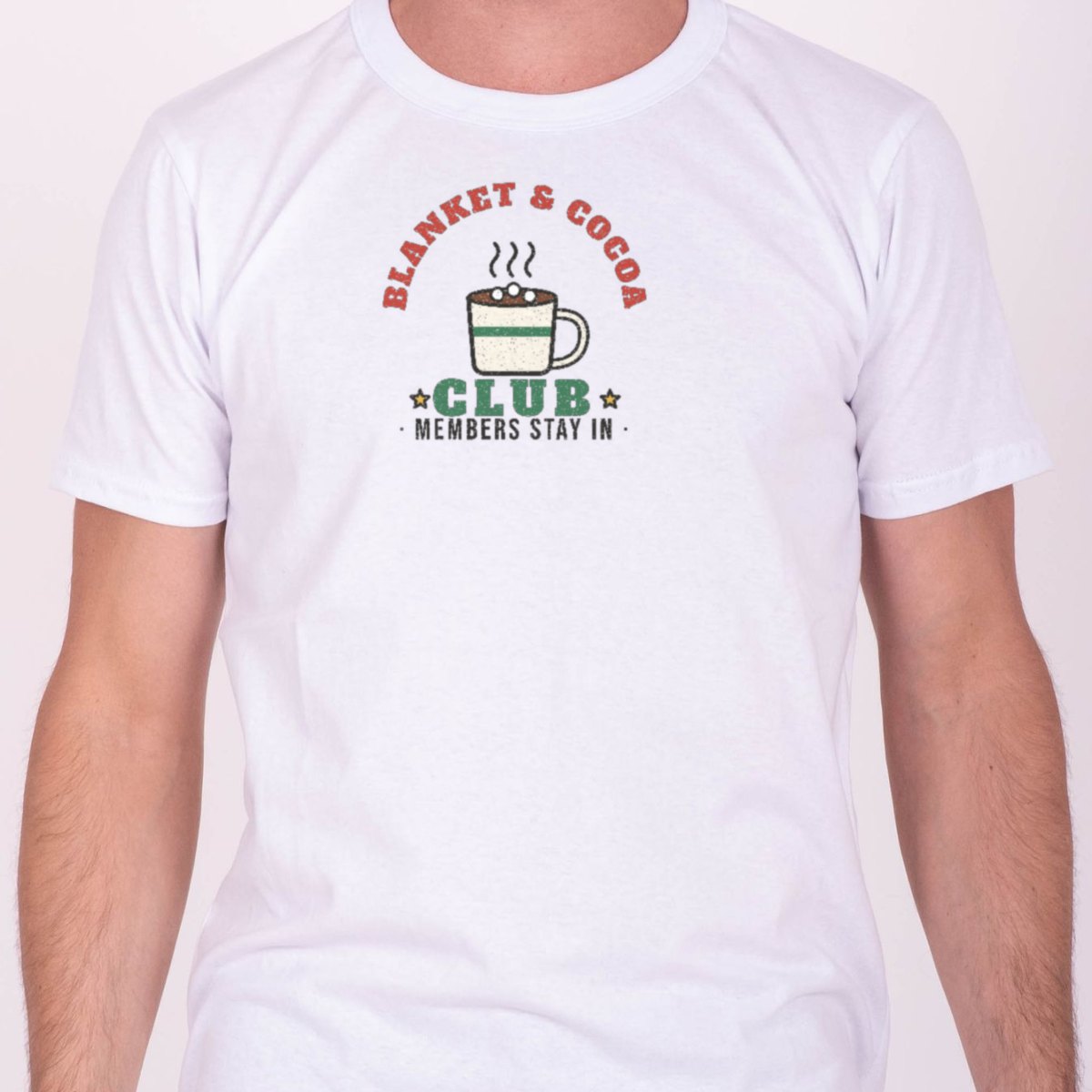 Blanket & Cocoa Club Tee in white