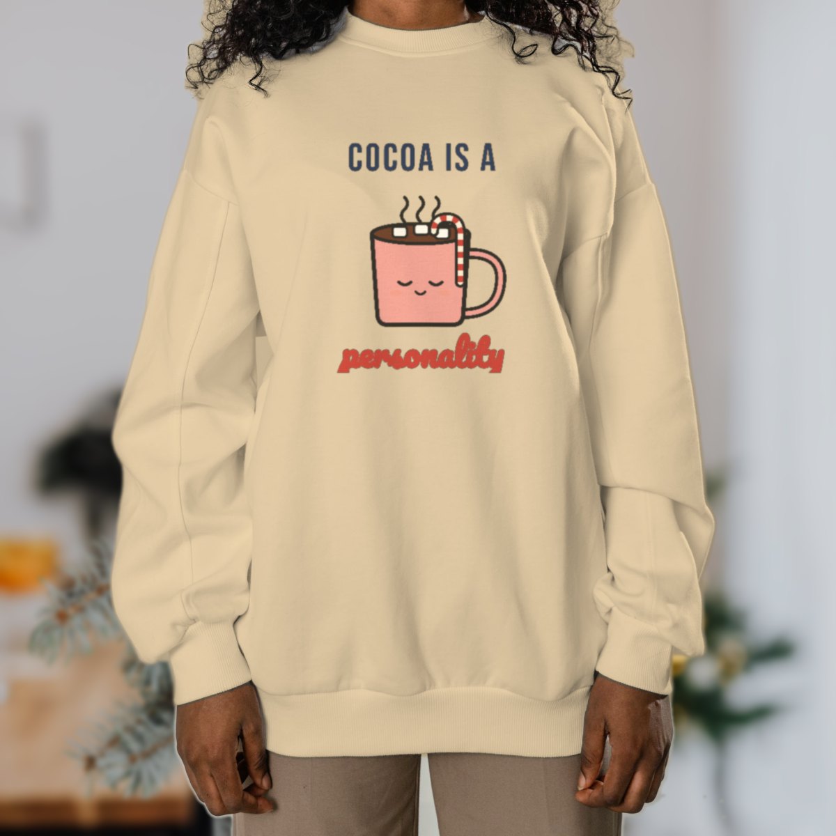 Cocoa Is a Personality Sweatshirt, photo 4