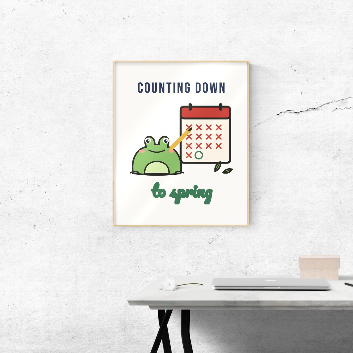 Counting Down to Spring Art Print, photo 2