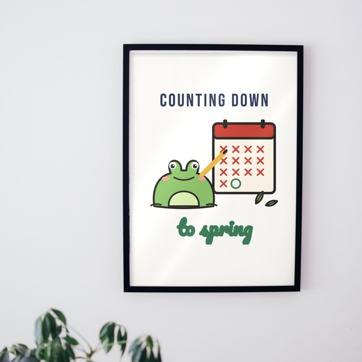 Counting Down to Spring Art Print, photo 3