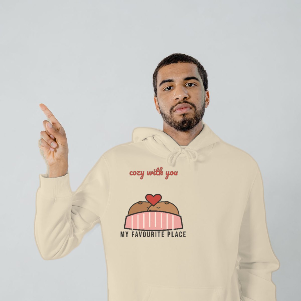 Cozy With You Hoodie in sand