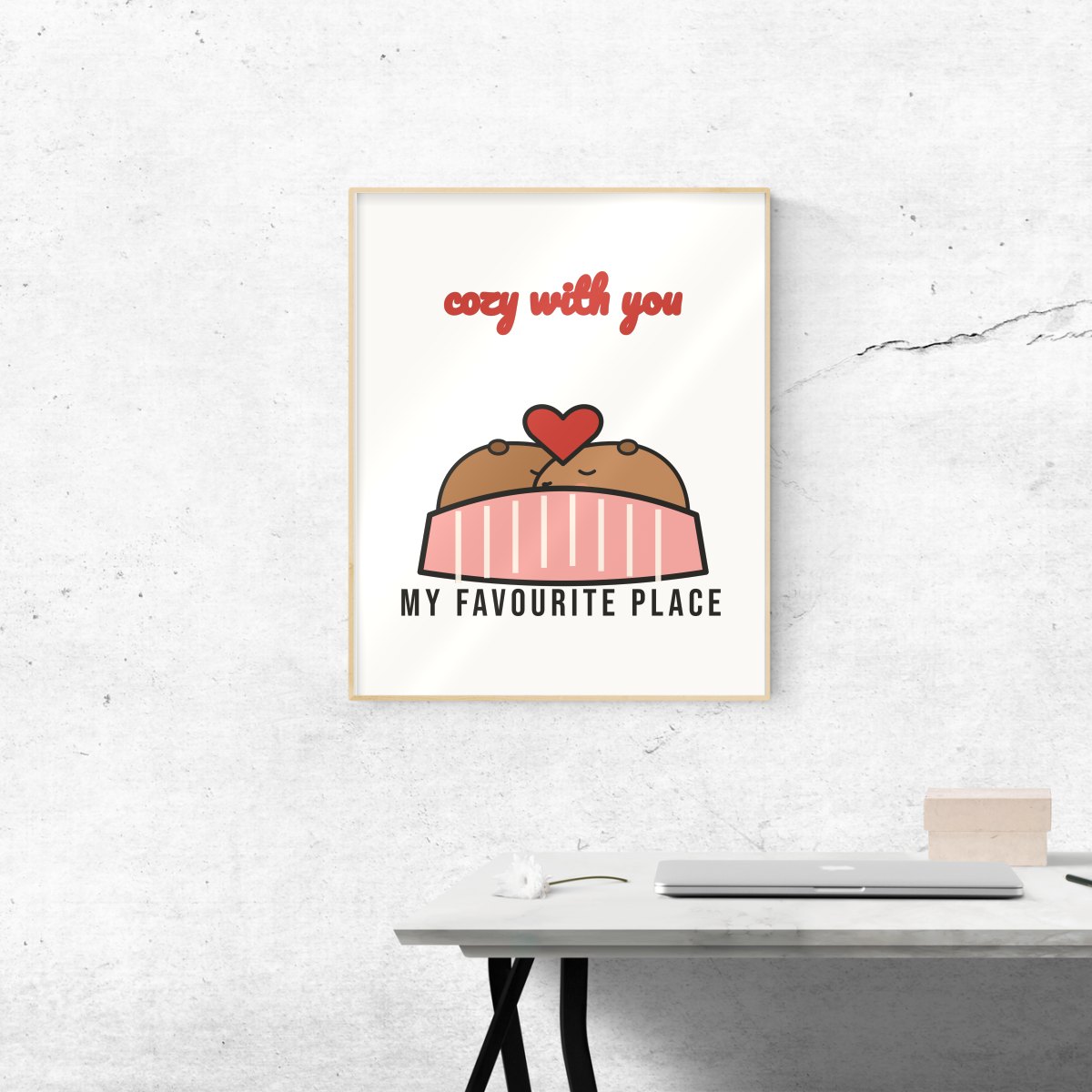 Cozy With You Art Print, photo 2