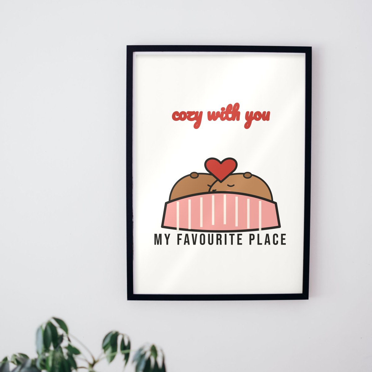 Cozy With You Art Print, photo 3