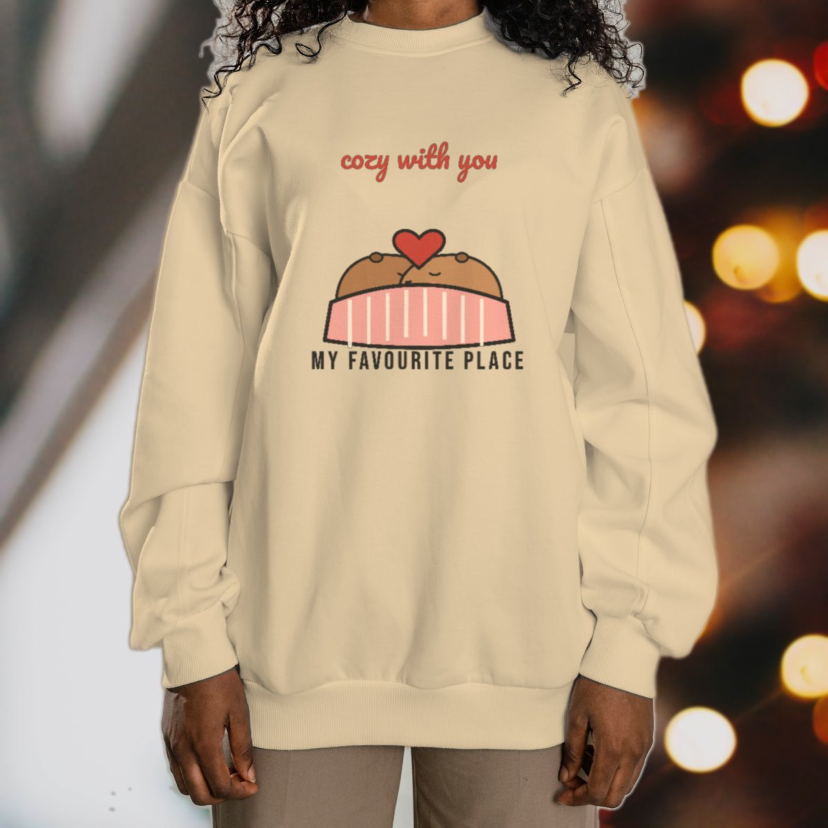 Cozy With You Sweatshirt in sand