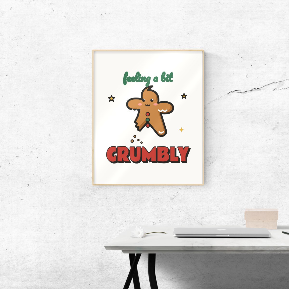 Feeling a Bit Crumbly Art Print, photo 2