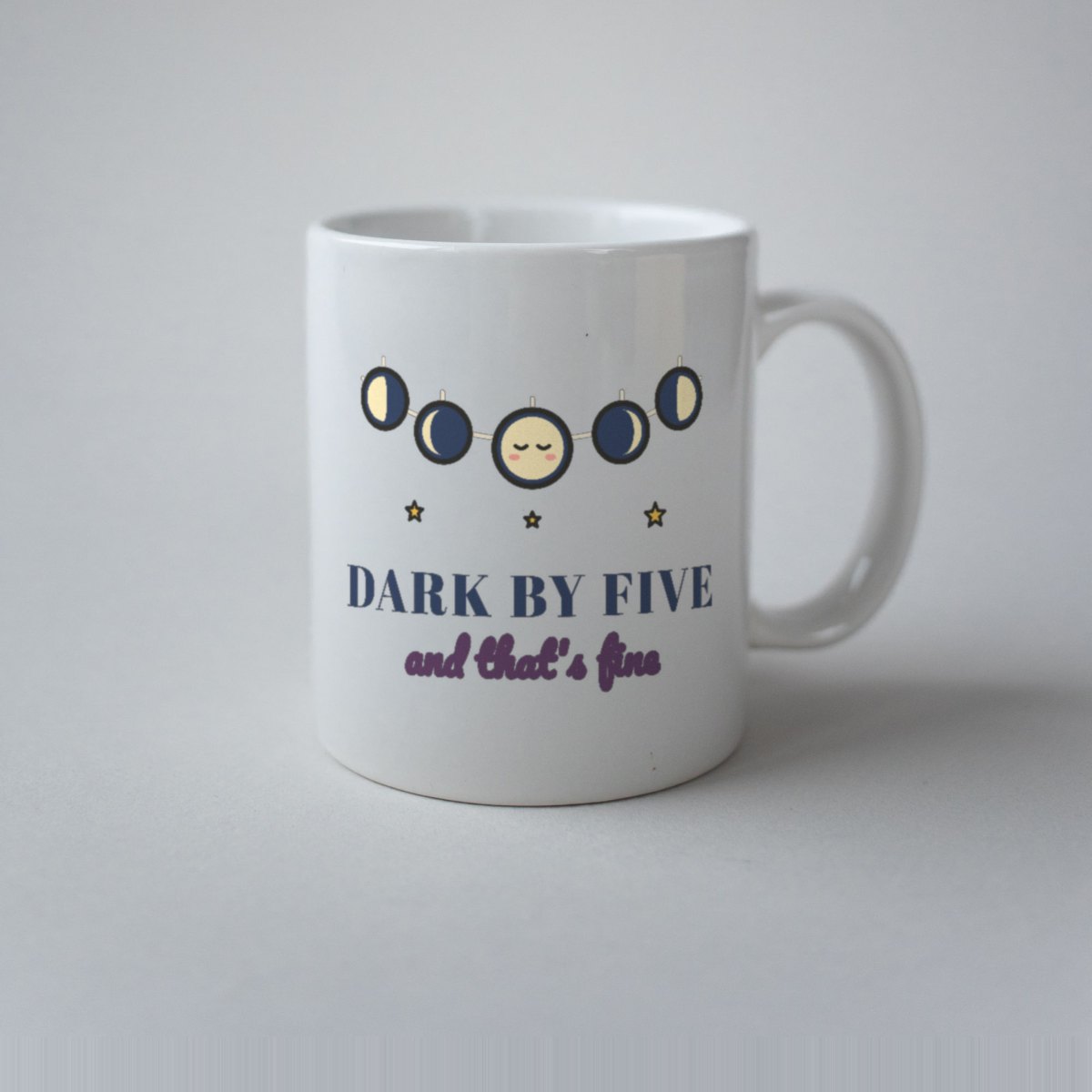 Dark by Five Mug, photo 3