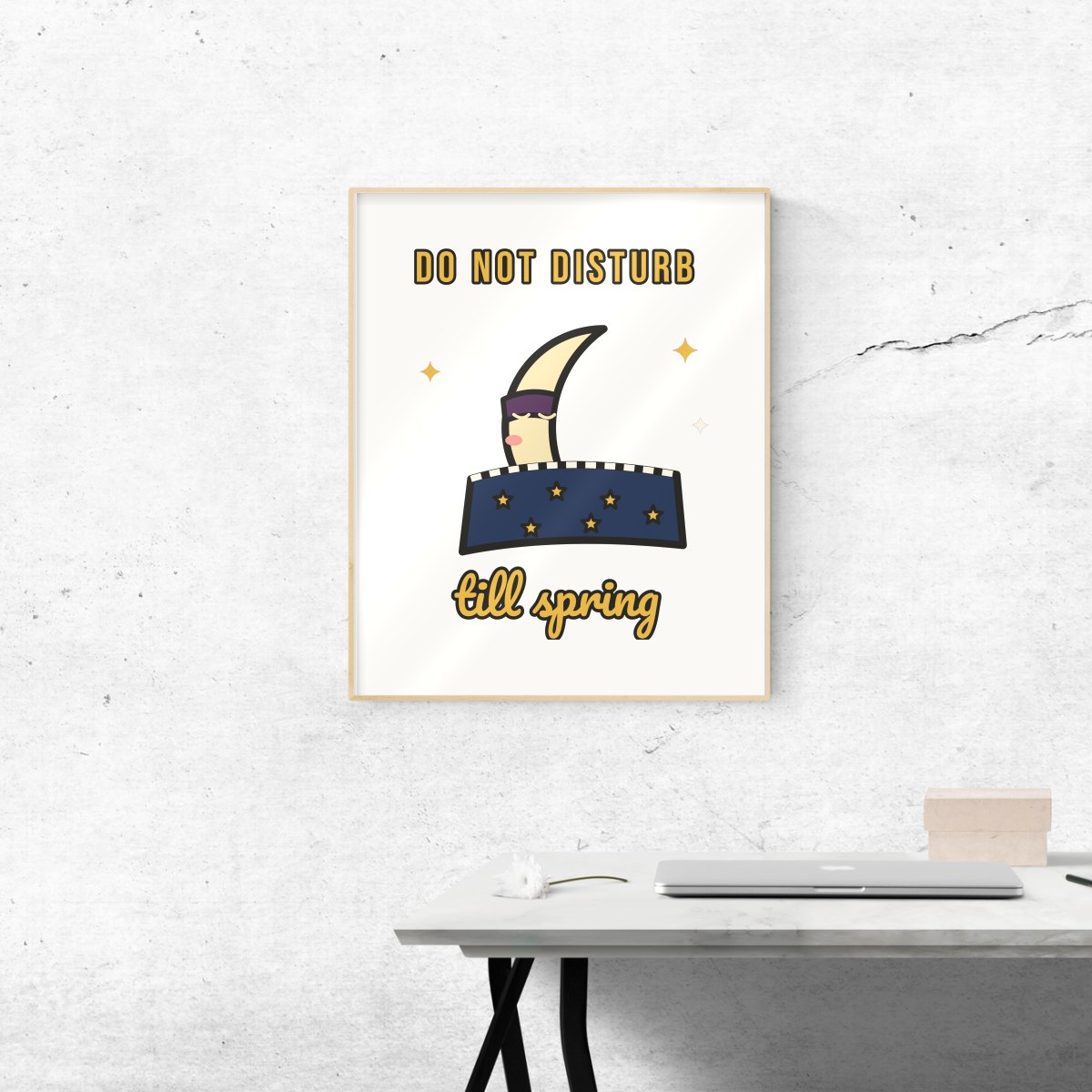 Do Not Disturb Till Spring Art Print, photo 2