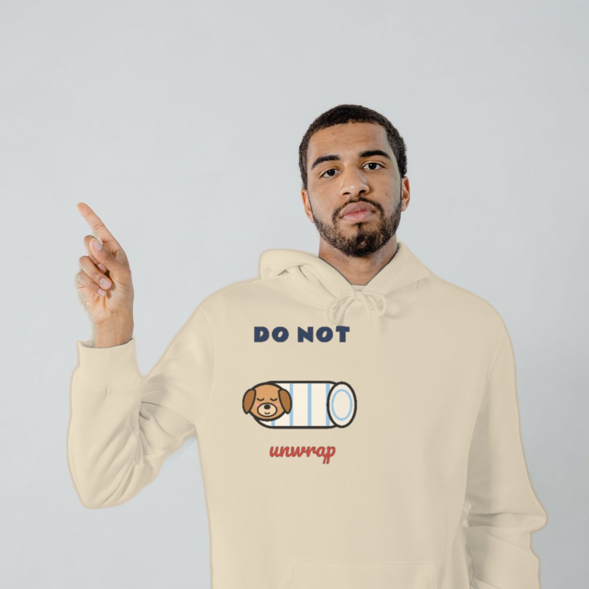 Do Not Unwrap Hoodie in sand