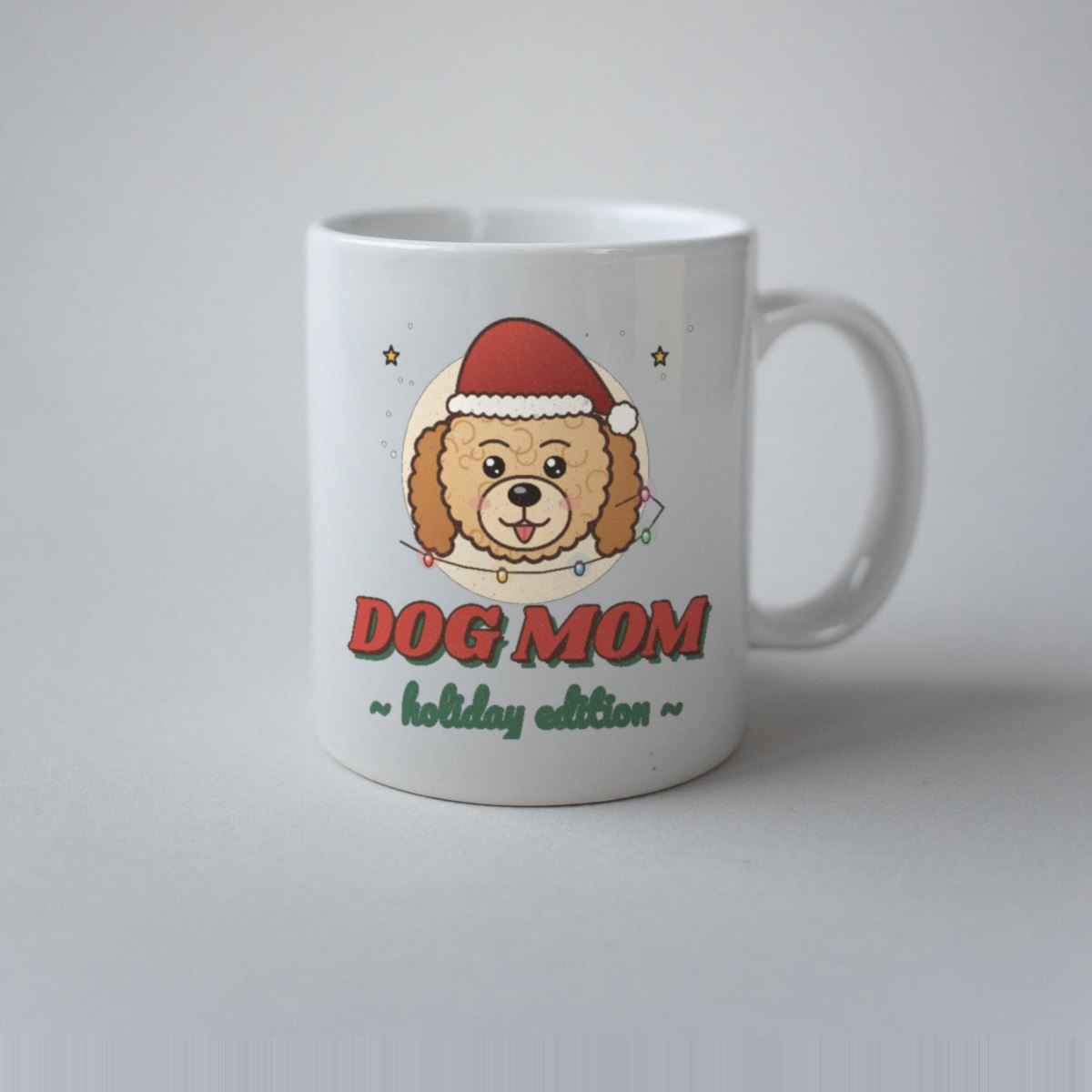 Dog Mom, Holiday Edition Mug, photo 2