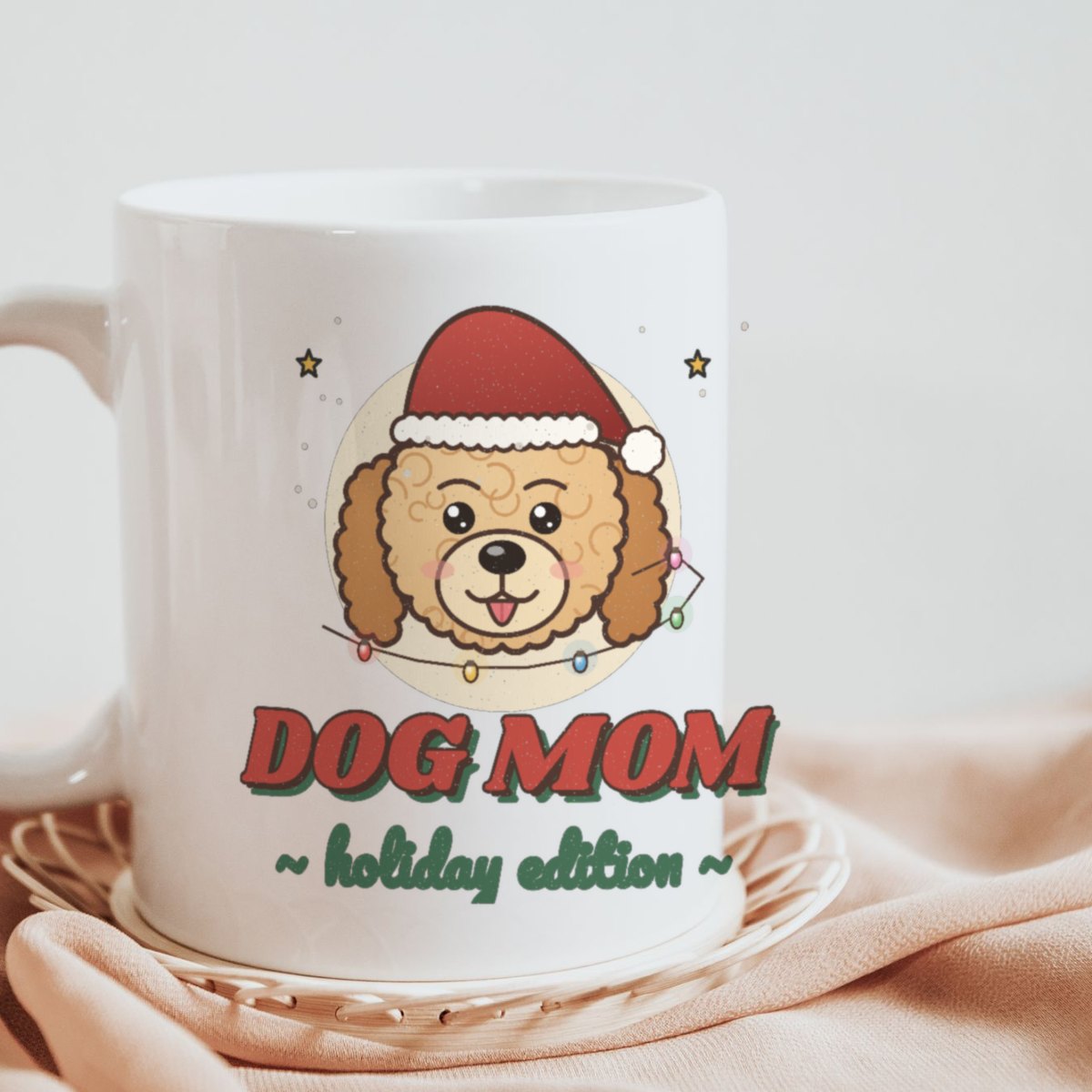 Dog Mom, Holiday Edition Mug, photo 3