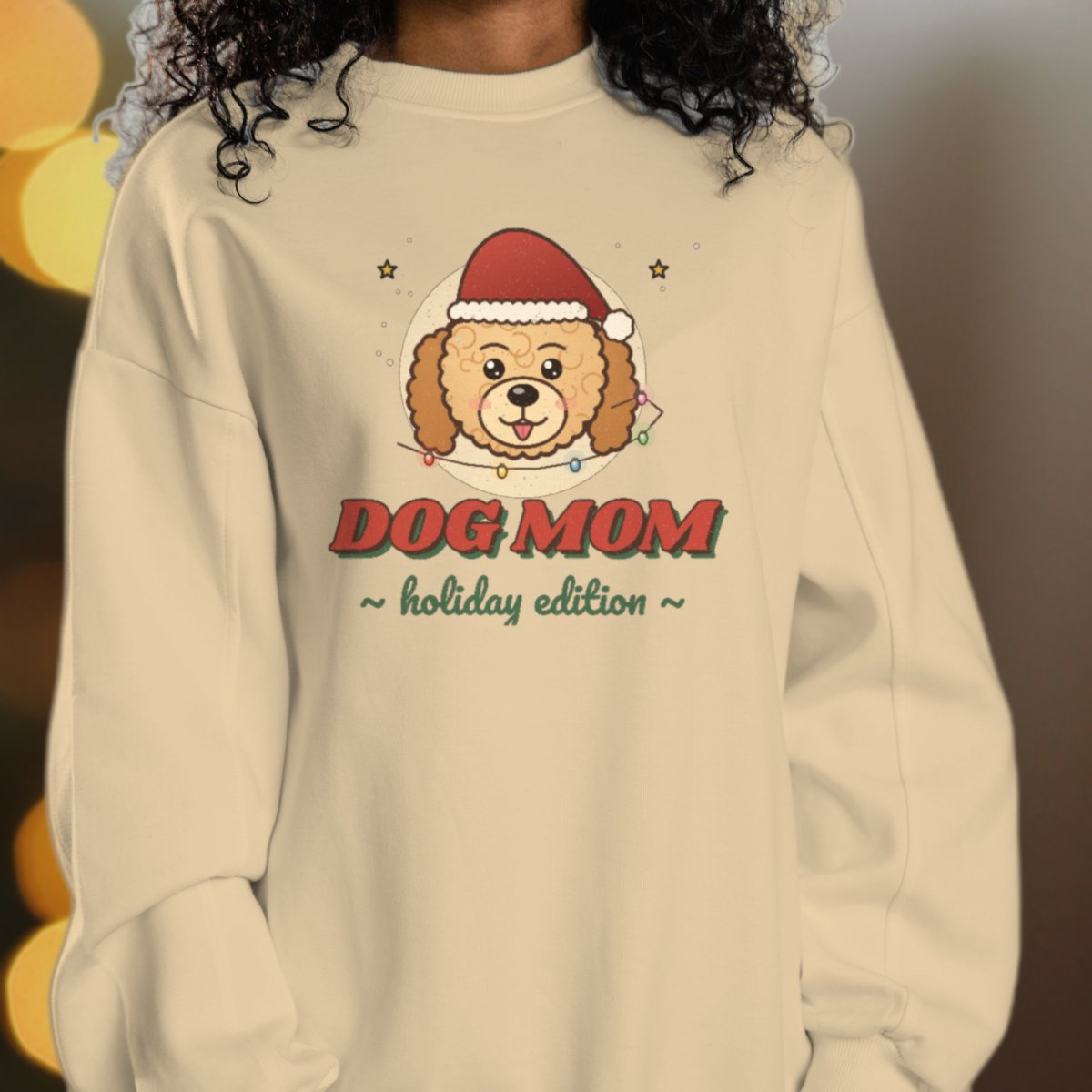 Dog Mom, Holiday Edition Sweatshirt, photo 3