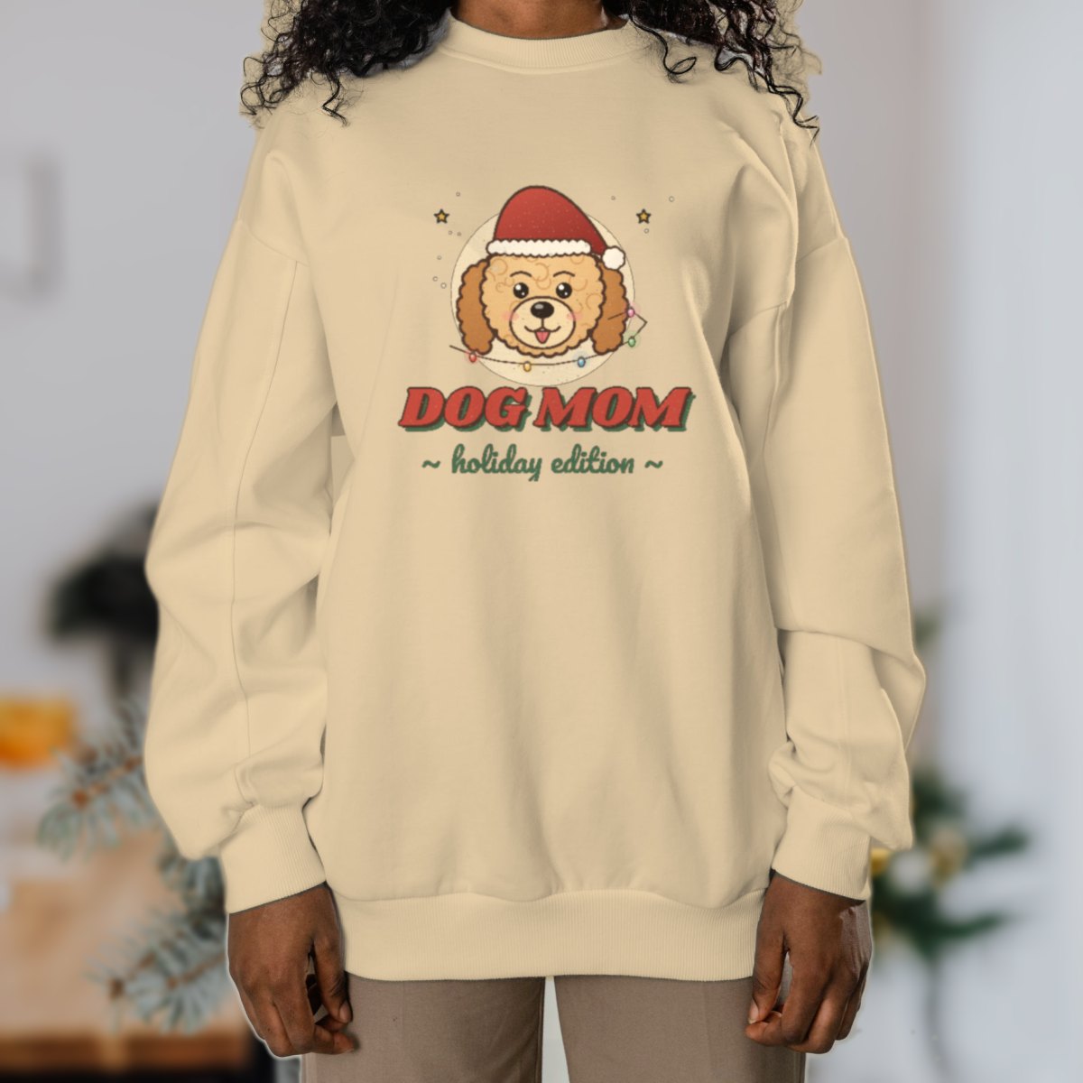 Dog Mom, Holiday Edition Sweatshirt, photo 4