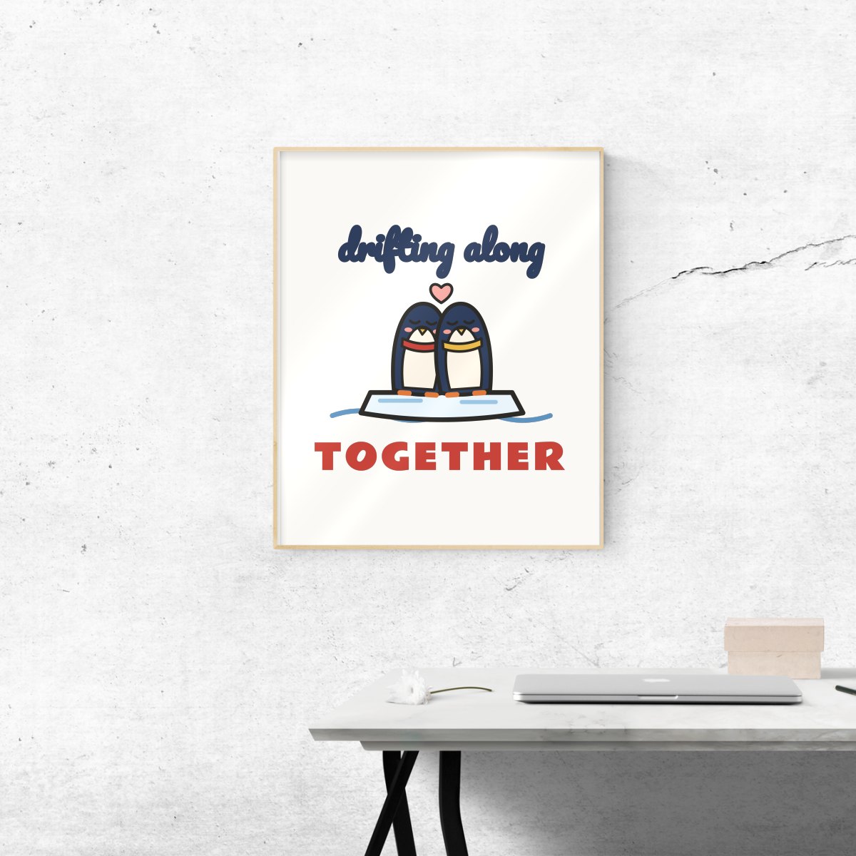 Drifting Along, Together Art Print, photo 3