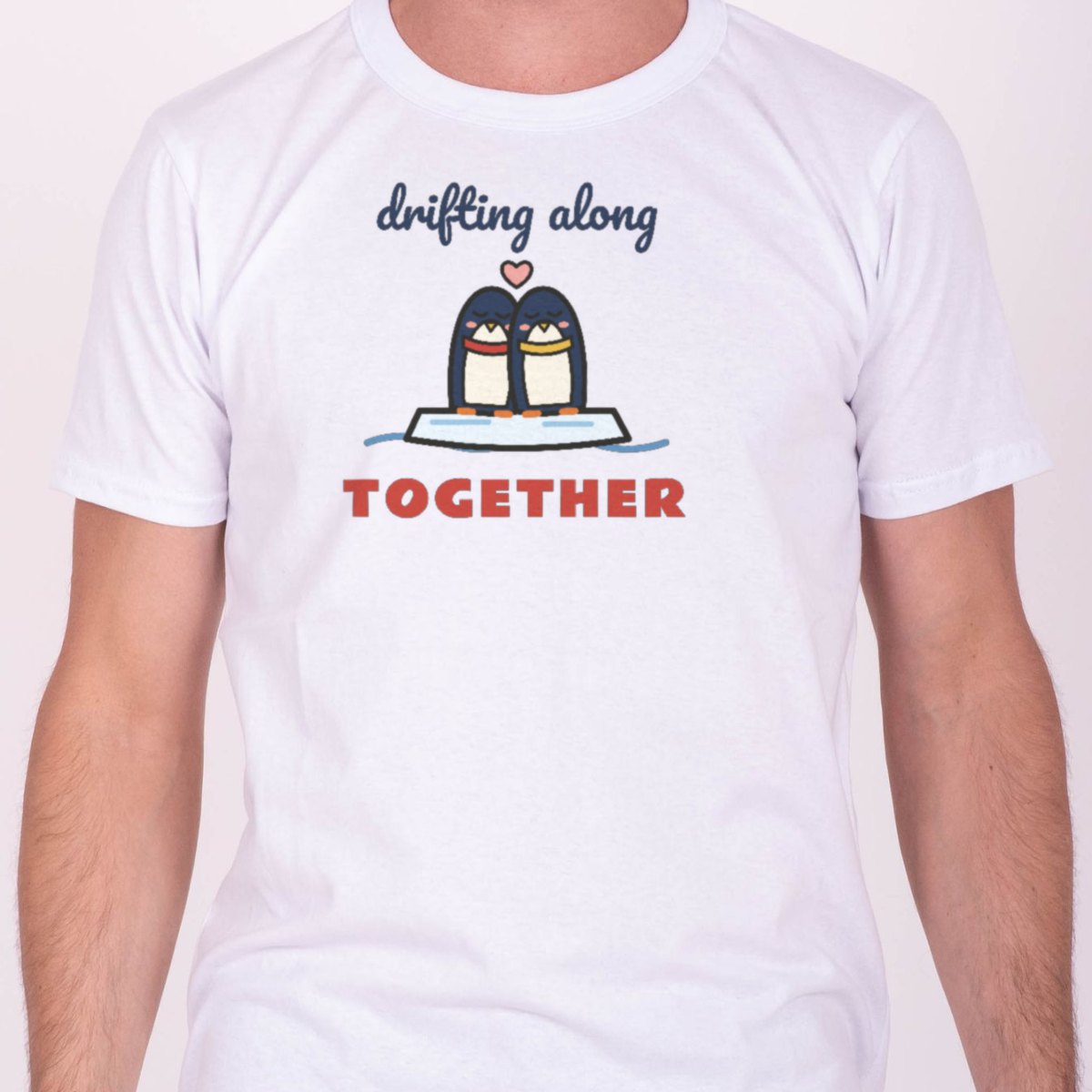 Drifting Along, Together Tee in white