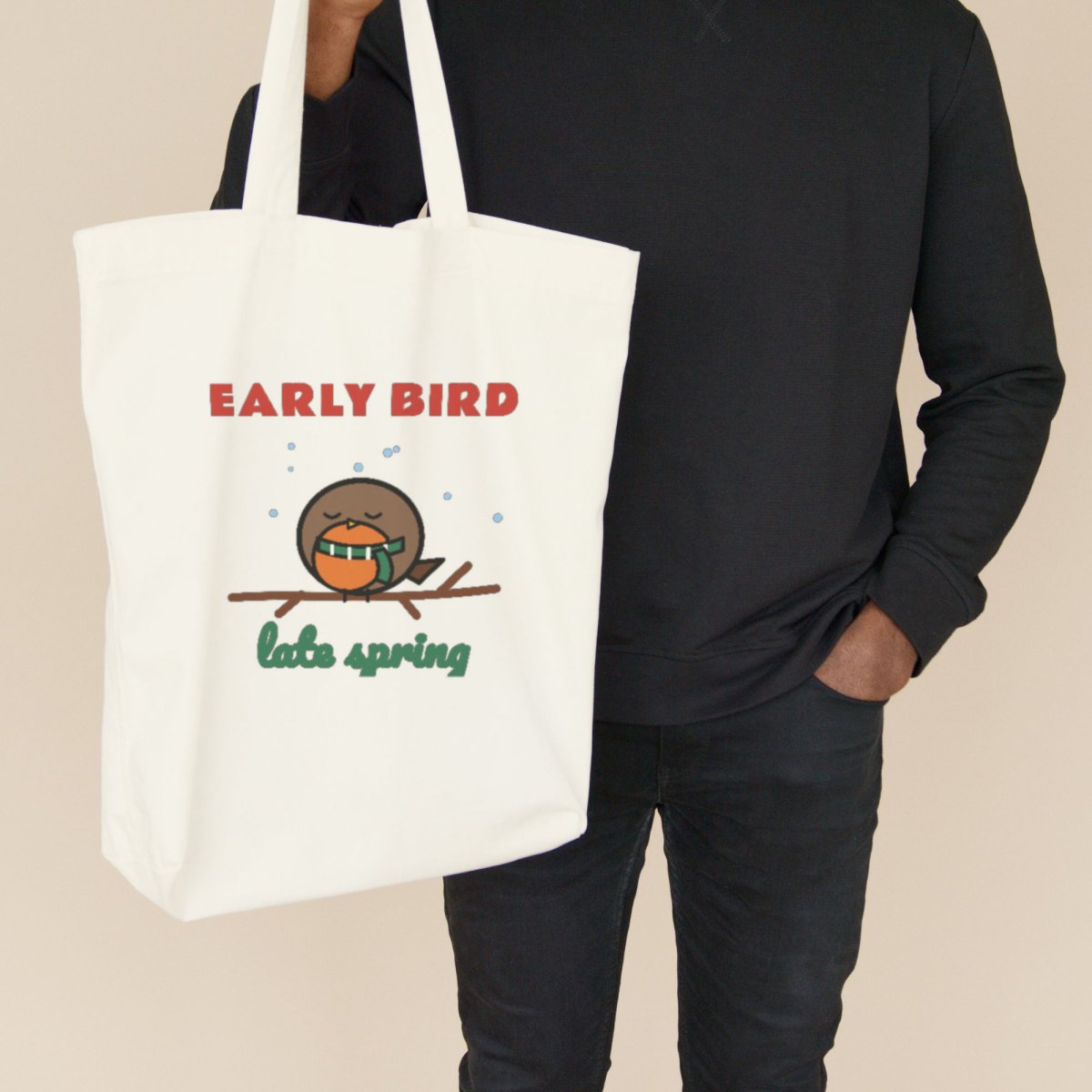 Early Bird, Late Spring Tote Bag, photo 3