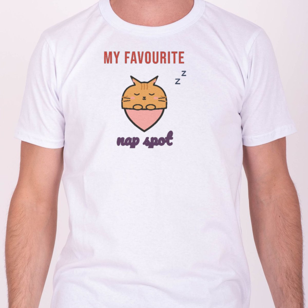 My Favourite Nap Spot Tee in white