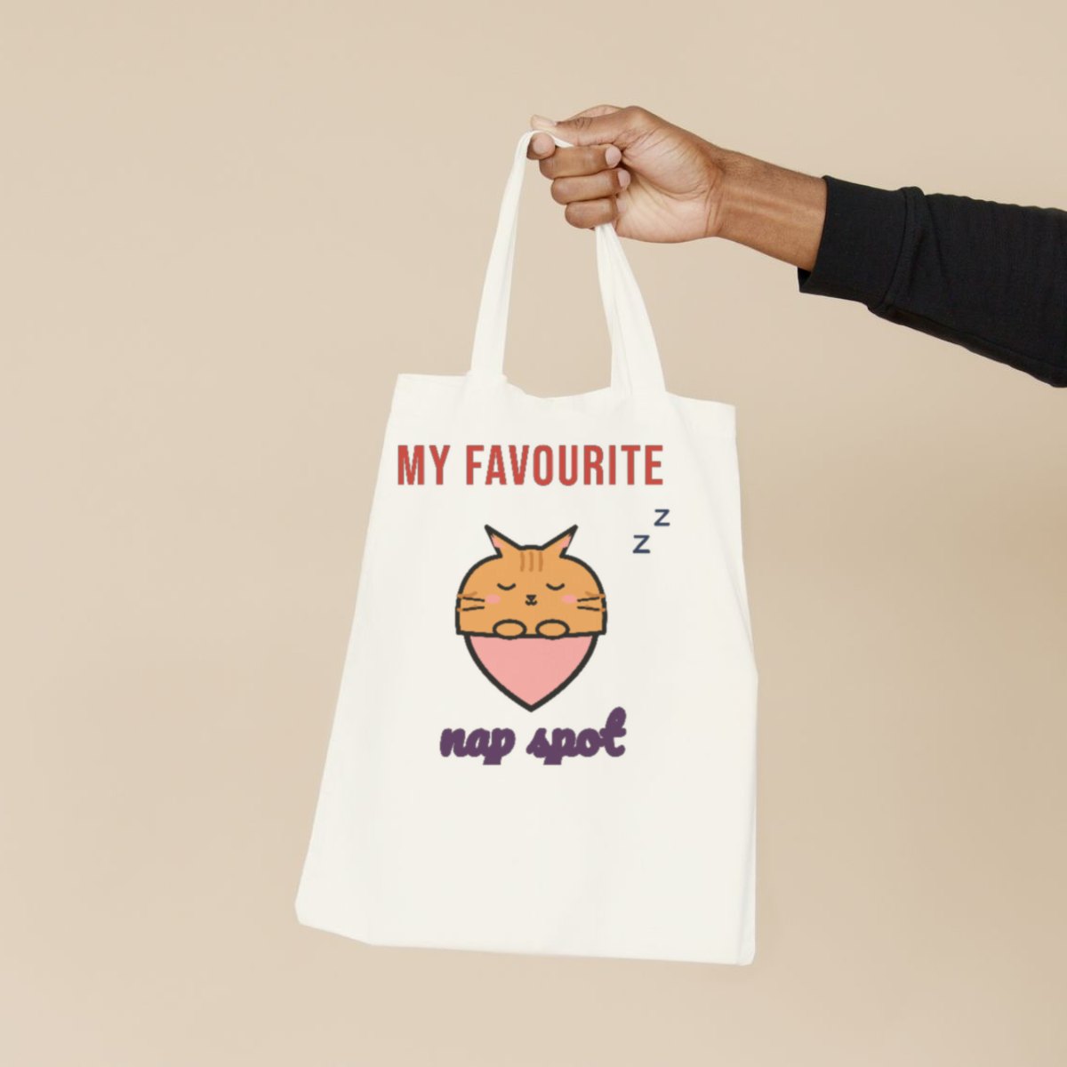 My Favourite Nap Spot Tote Bag, photo 2