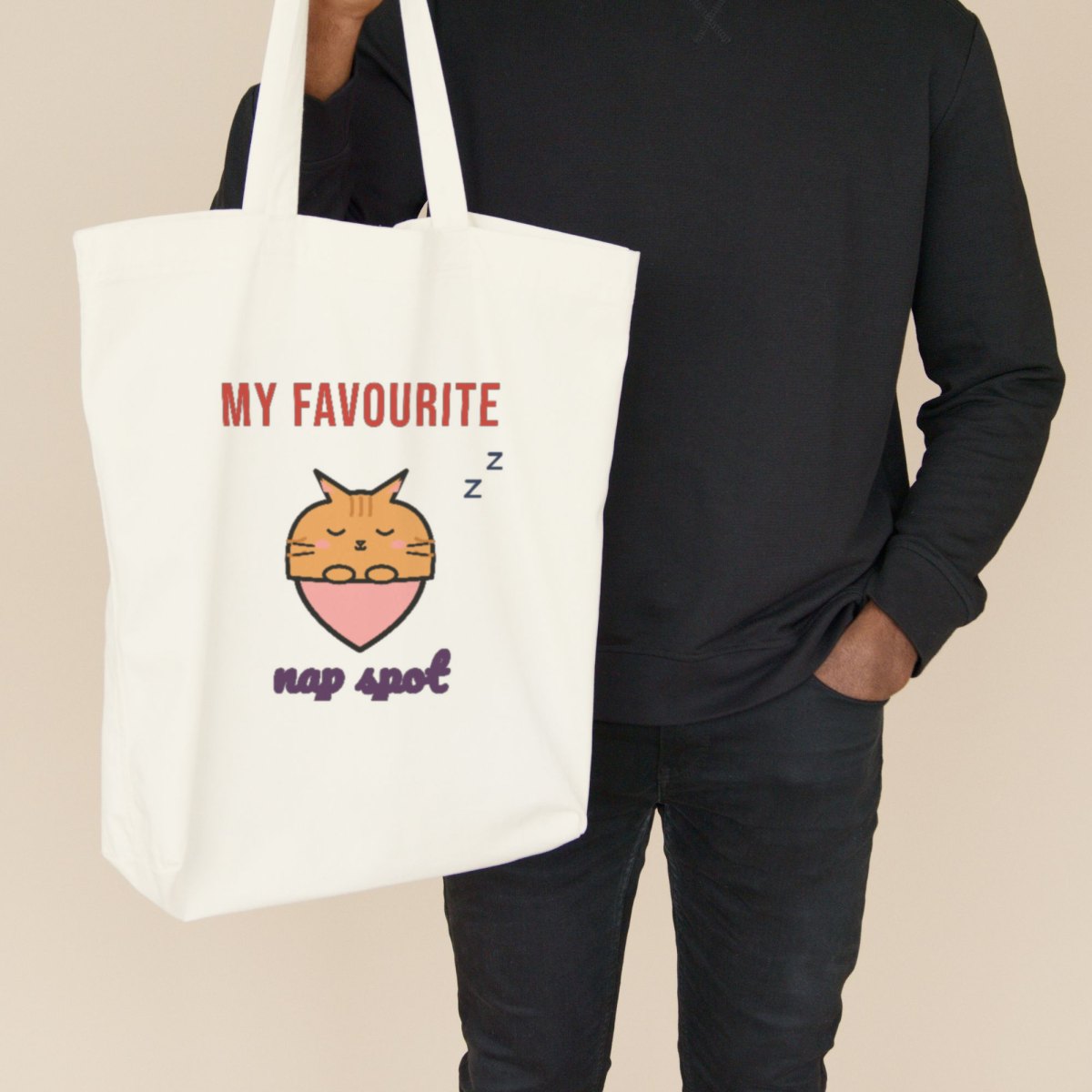 My Favourite Nap Spot Tote Bag, photo 3