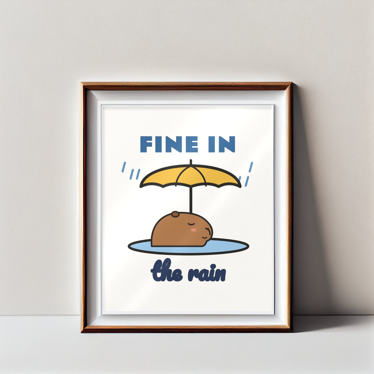 Fine in the Rain Art Print, photo 2