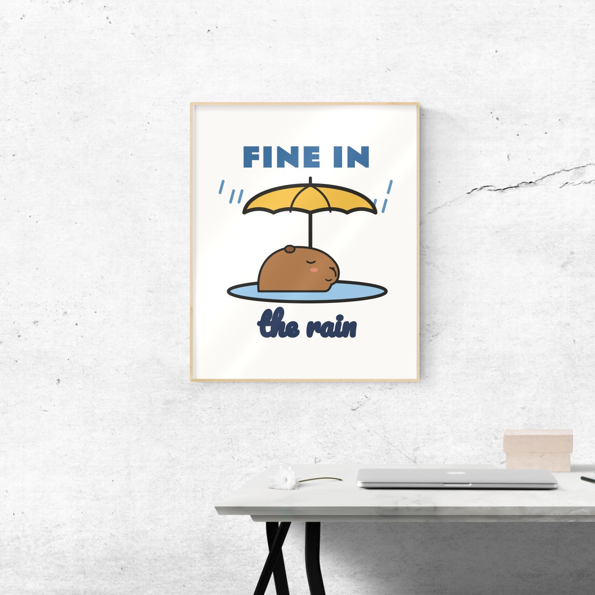 Fine in the Rain Art Print, photo 3