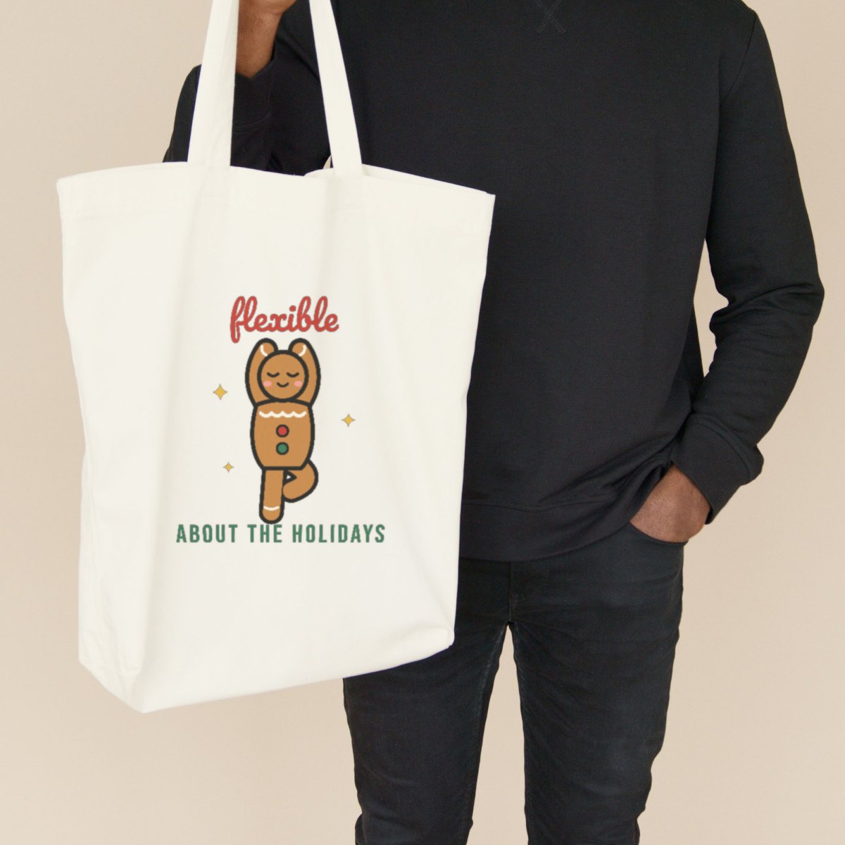 Flexible About the Holidays Tote Bag, photo 2