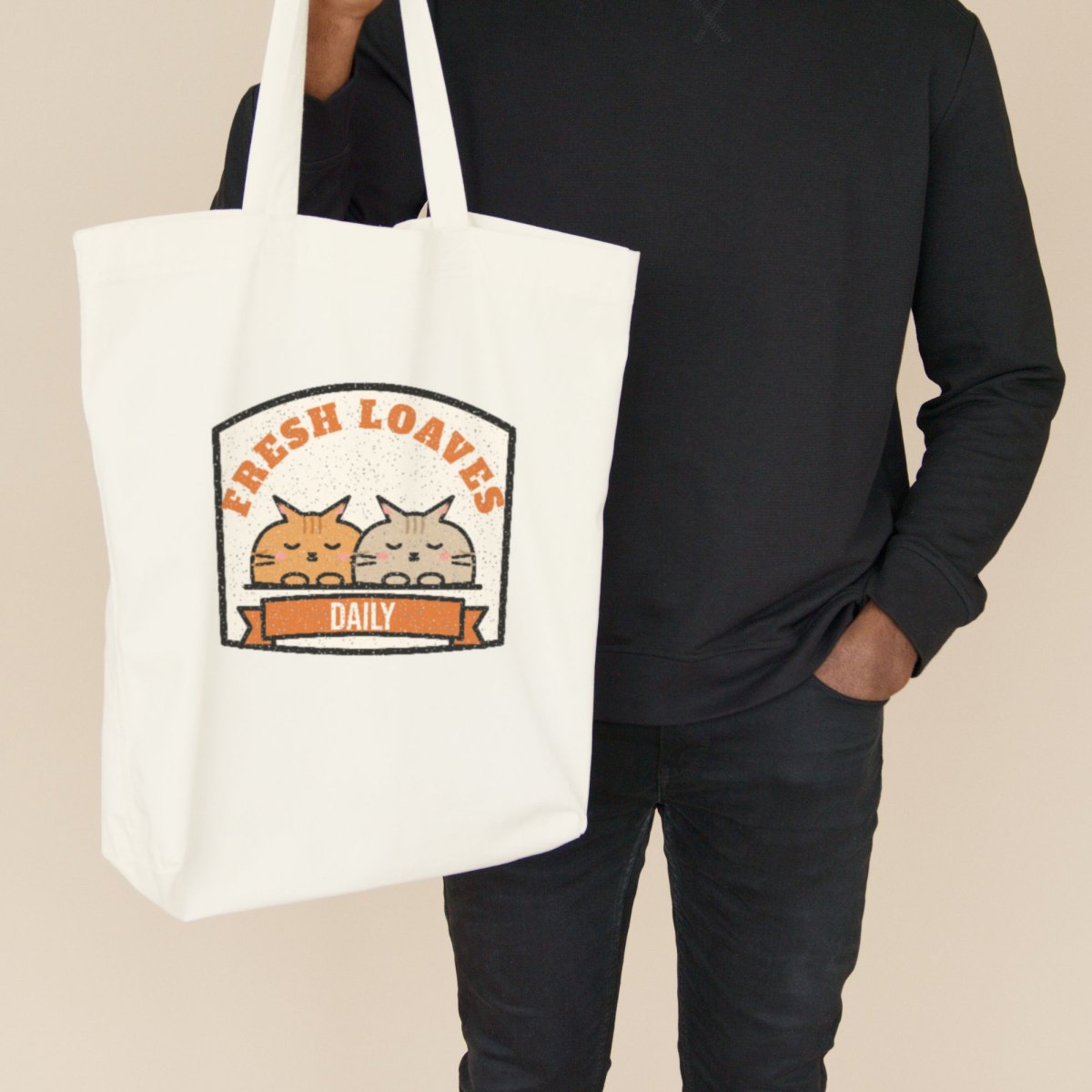Fresh Loaves Daily Tote Bag in natural