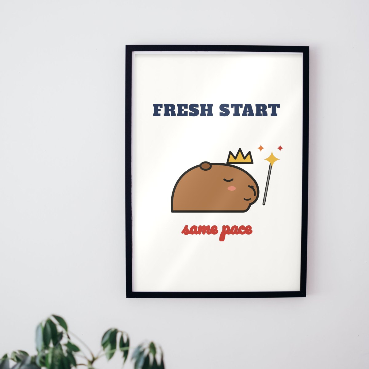 Fresh Start, Same Pace Art Print, photo 2